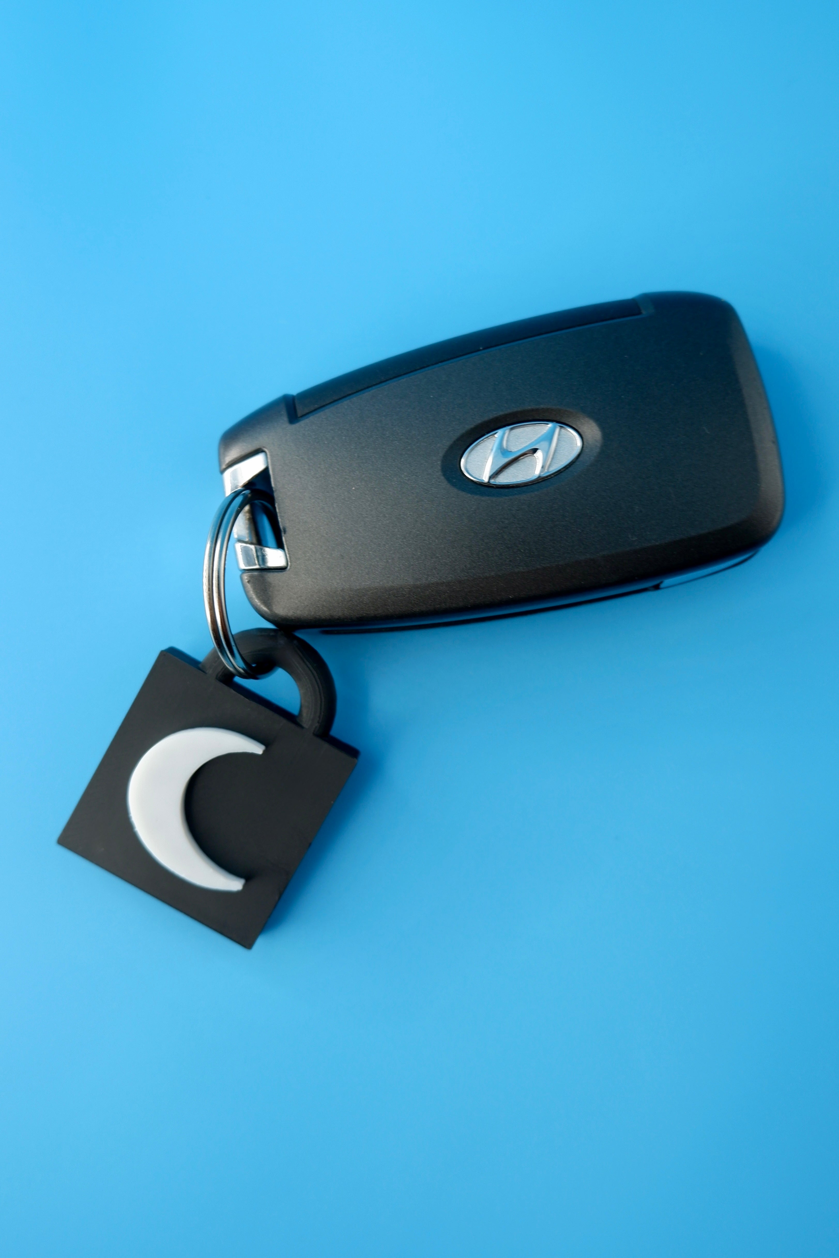 Crescent Moon Keychain