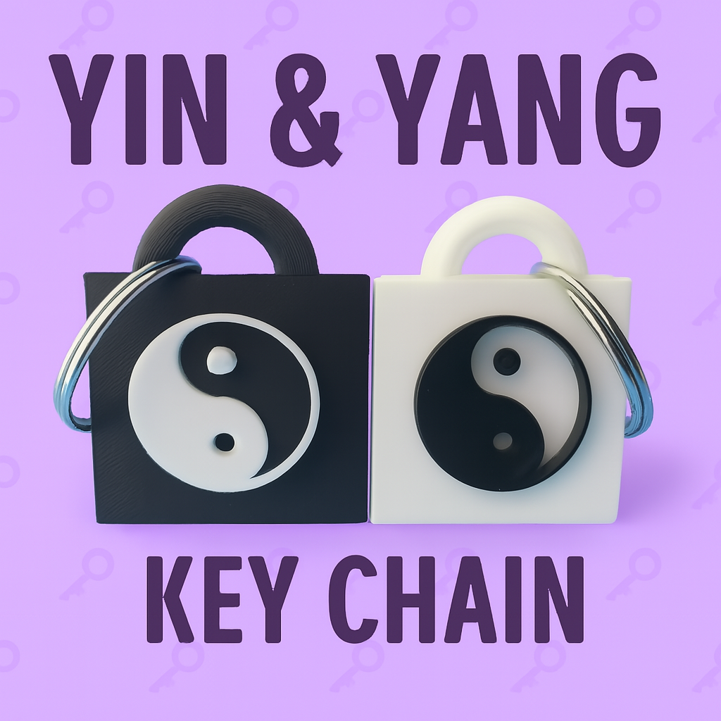 Yin & Yang Keychain