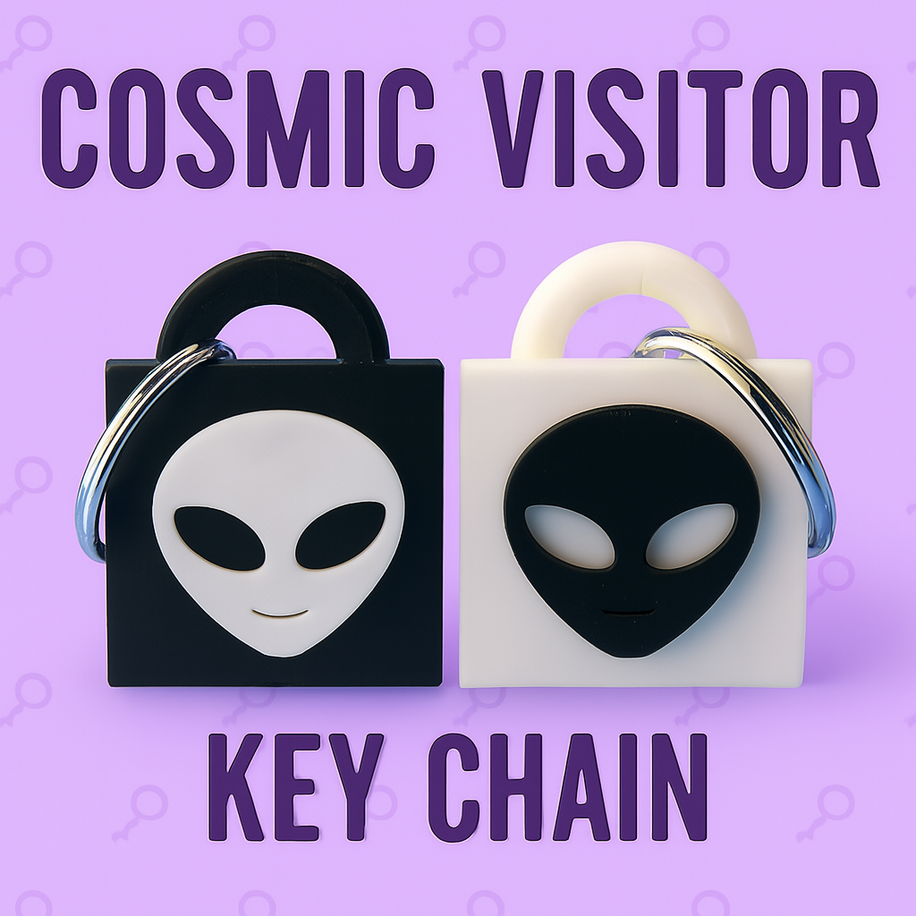 Cosmic Visitor Keychain