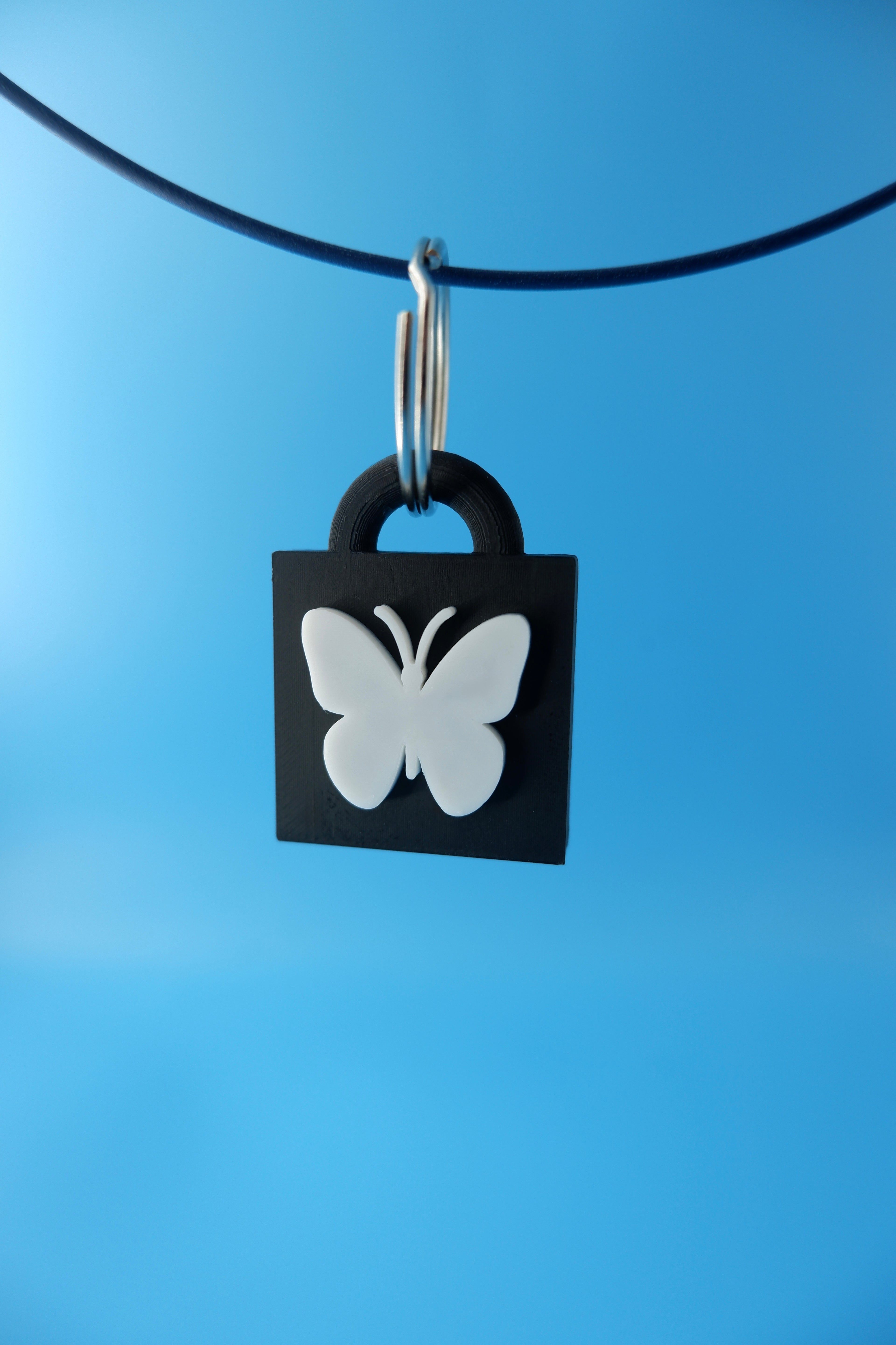 Monarch Moment Keychain