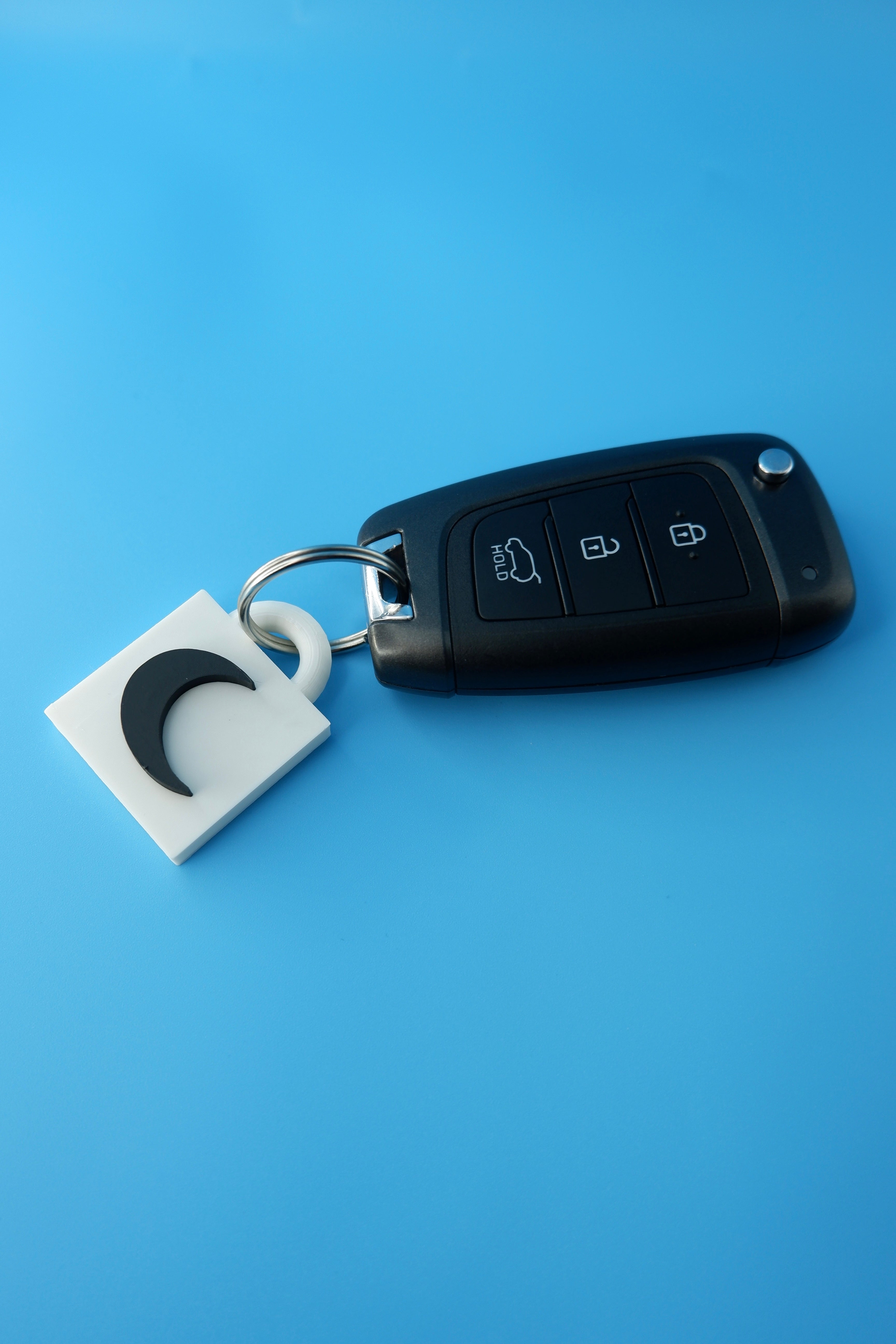 Crescent Moon Keychain