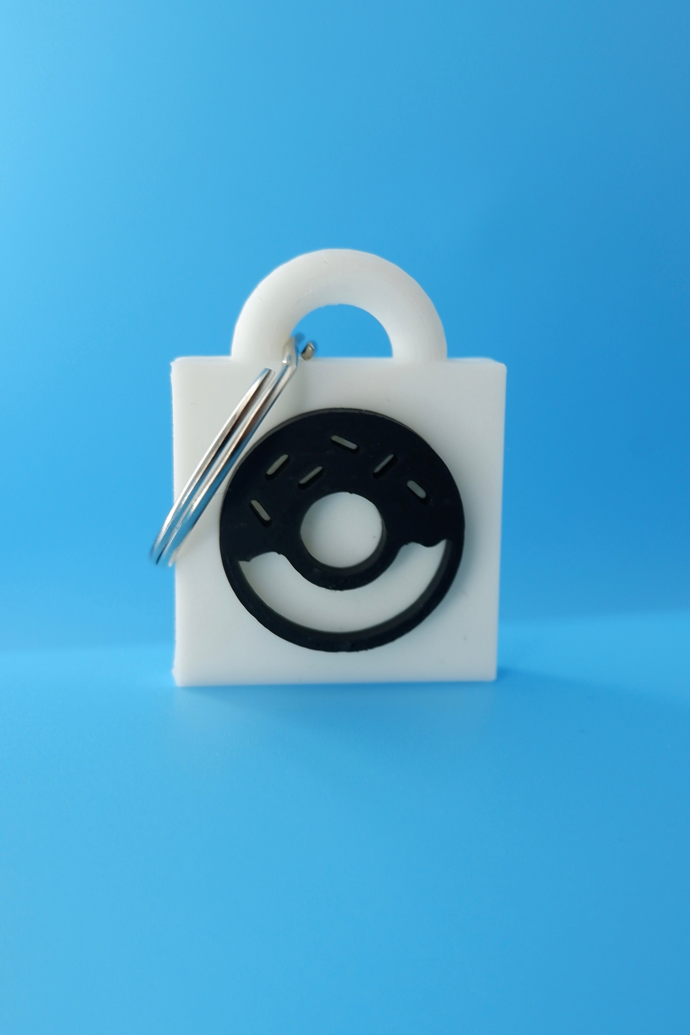 Donut Worry Keychain