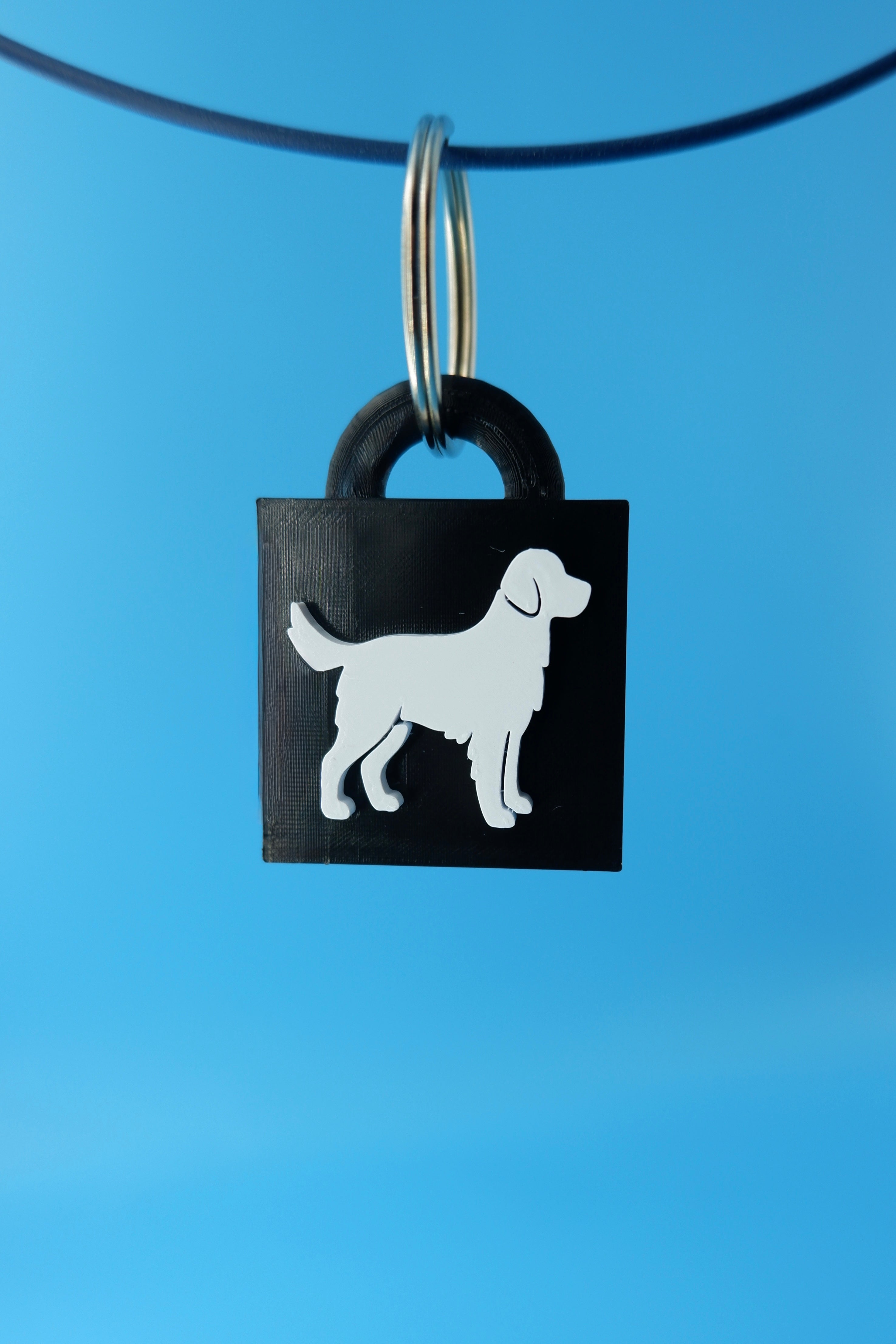 Golden Retriever Keychain