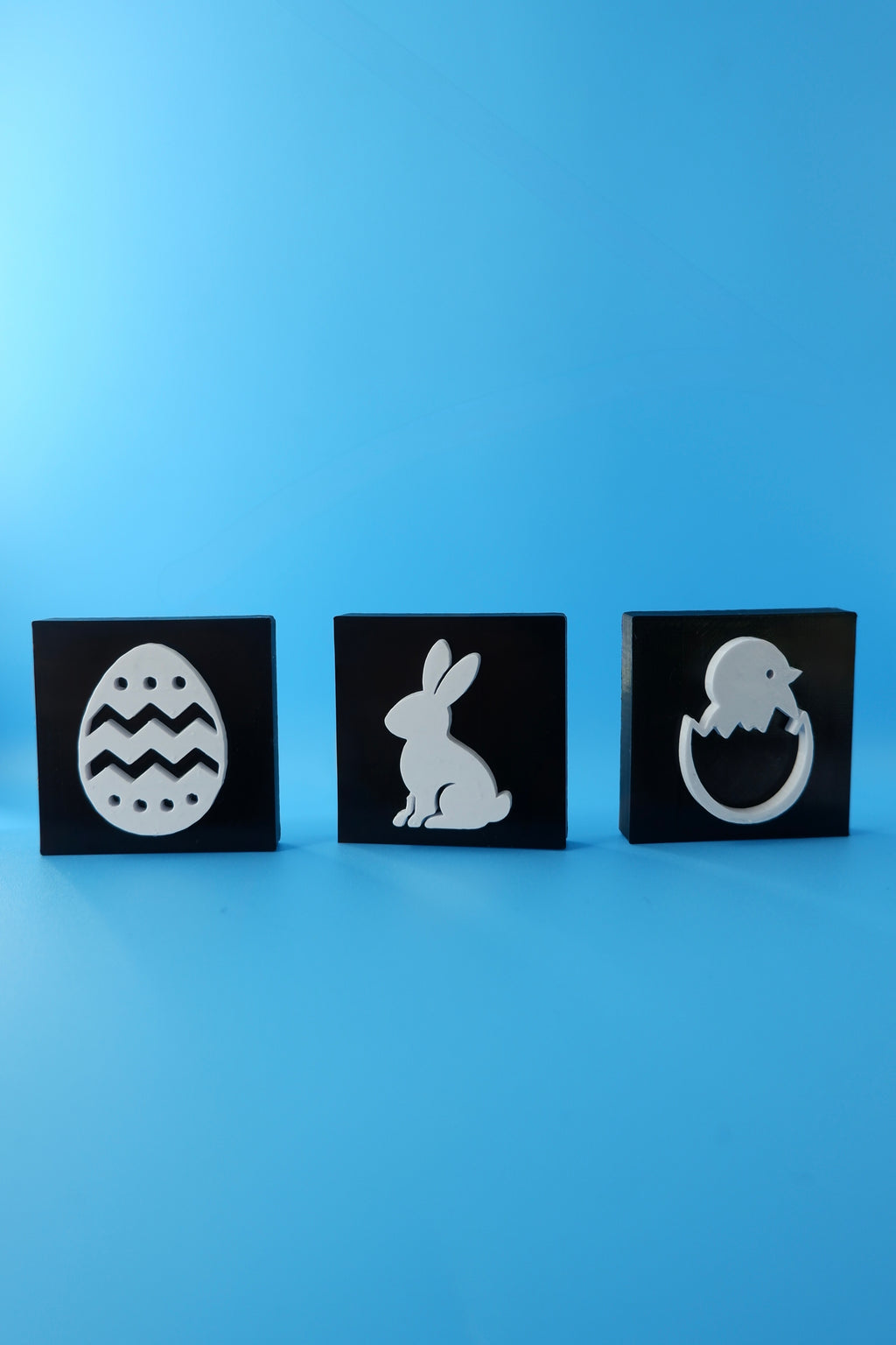 Easter Egg, Bunny & Hatching Chicken - Set
