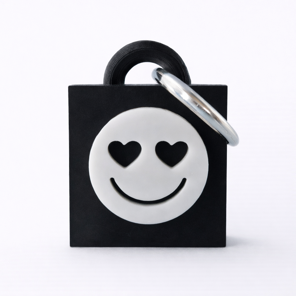 Heart Eyes Keychain