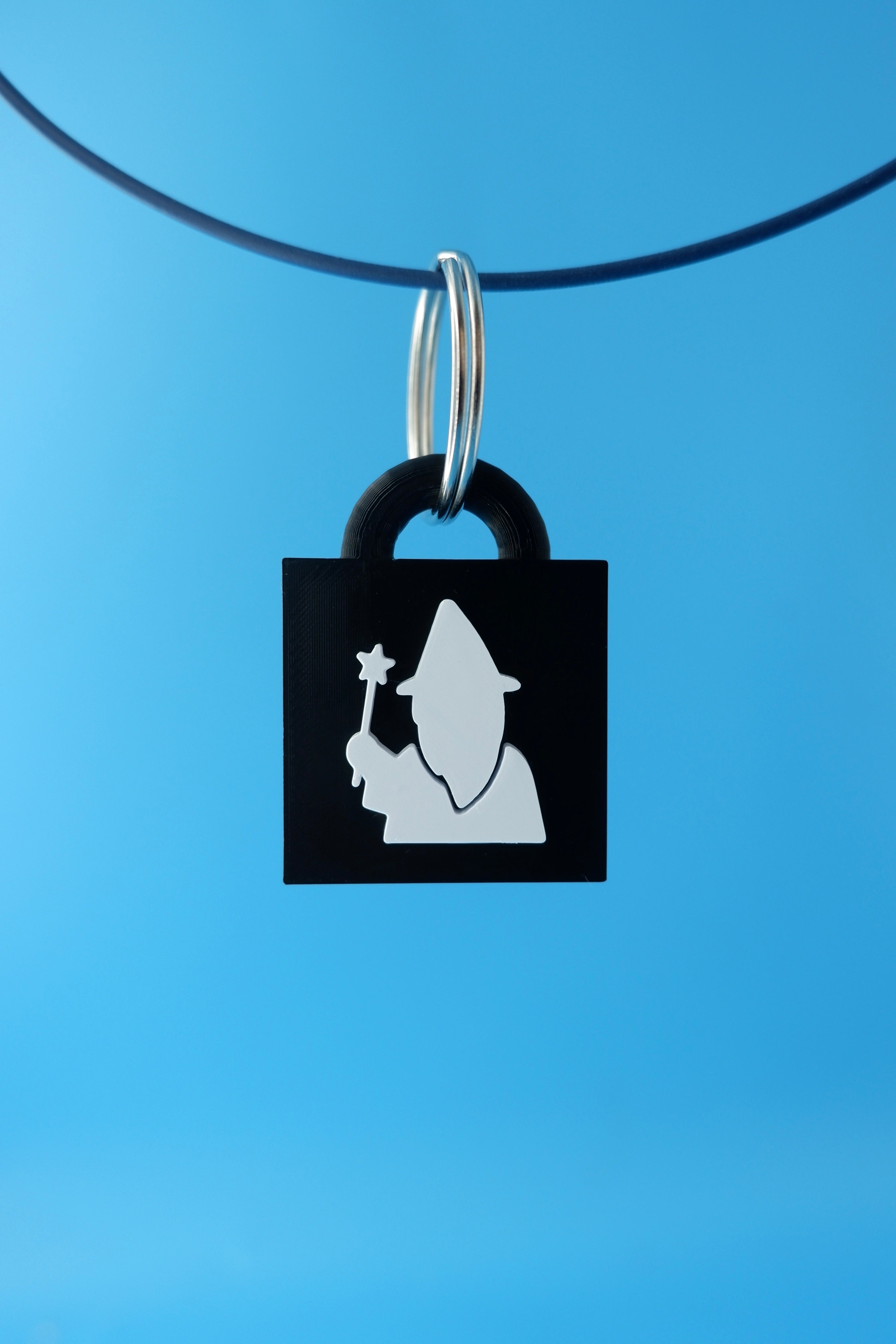 Spellforge Wizard Keychain