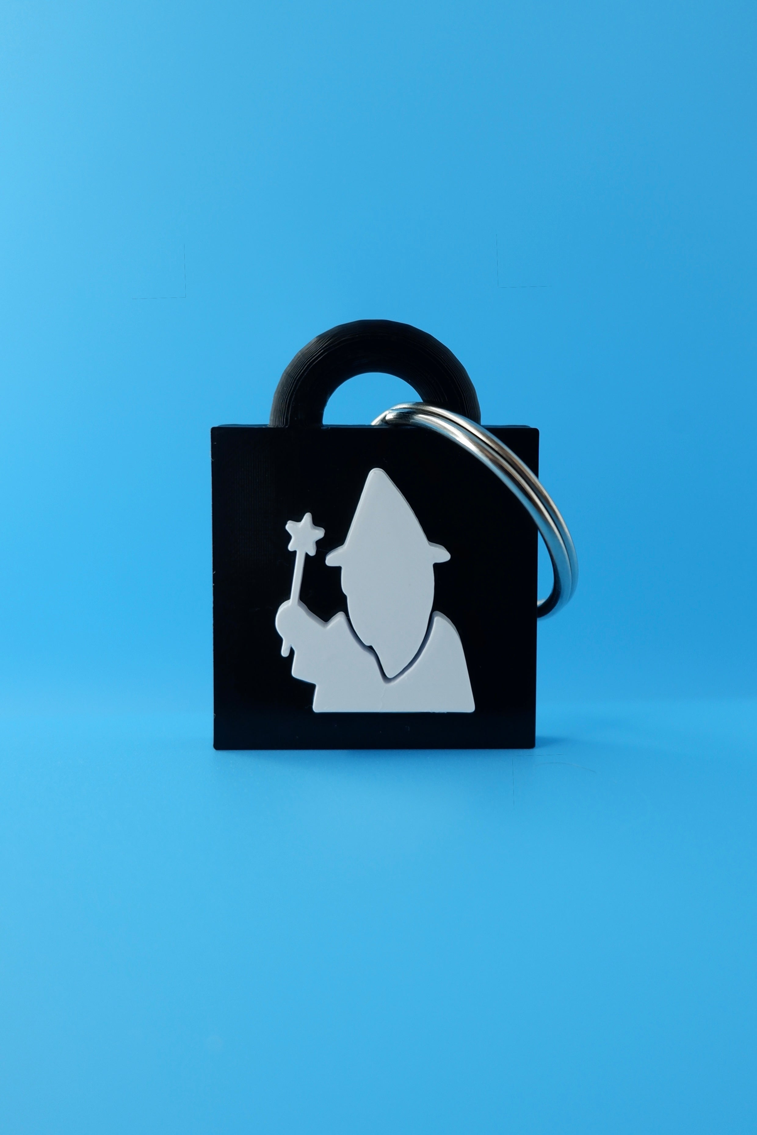 Spellforge Wizard Keychain