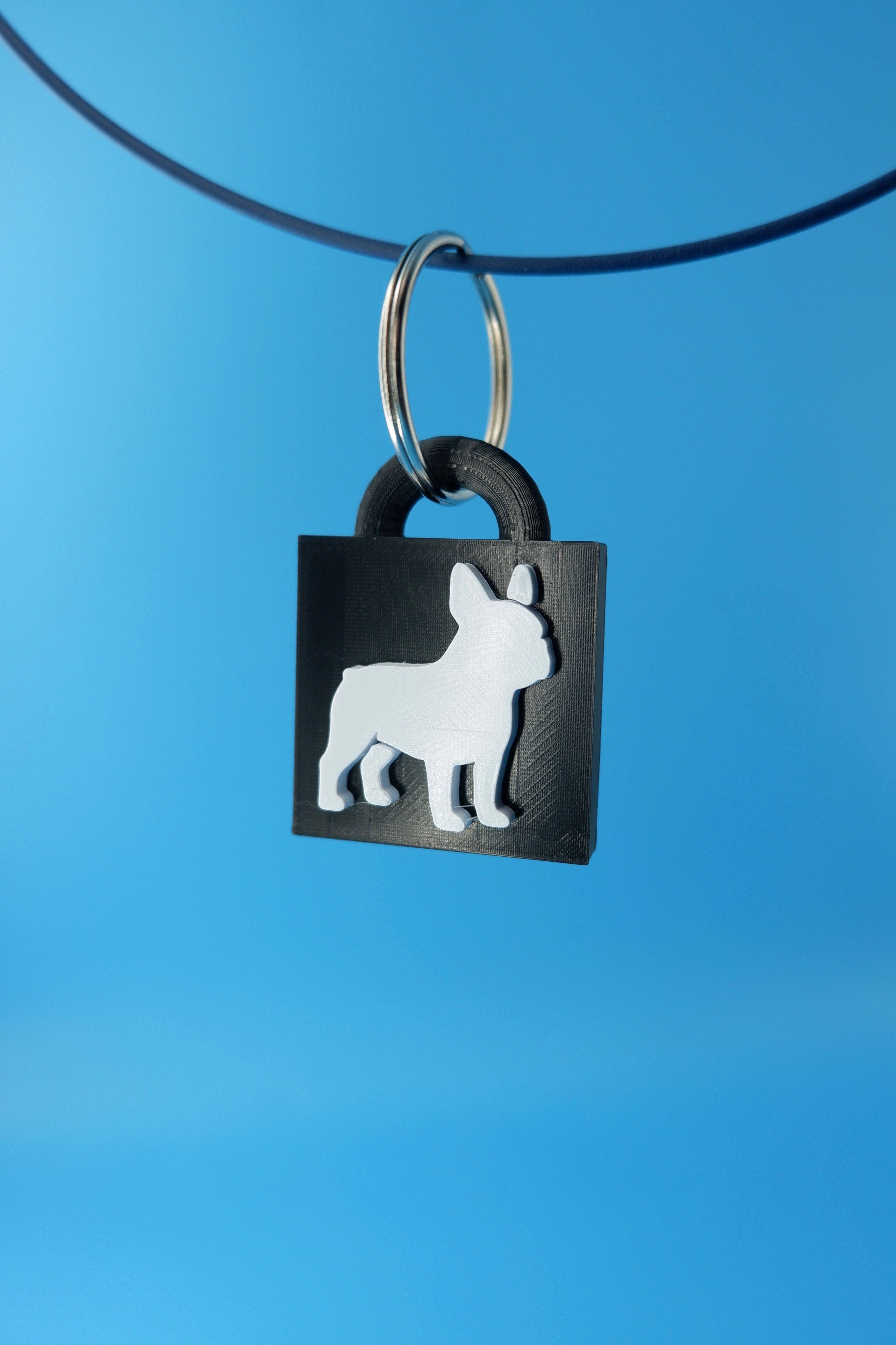 French Bulldog Keychain