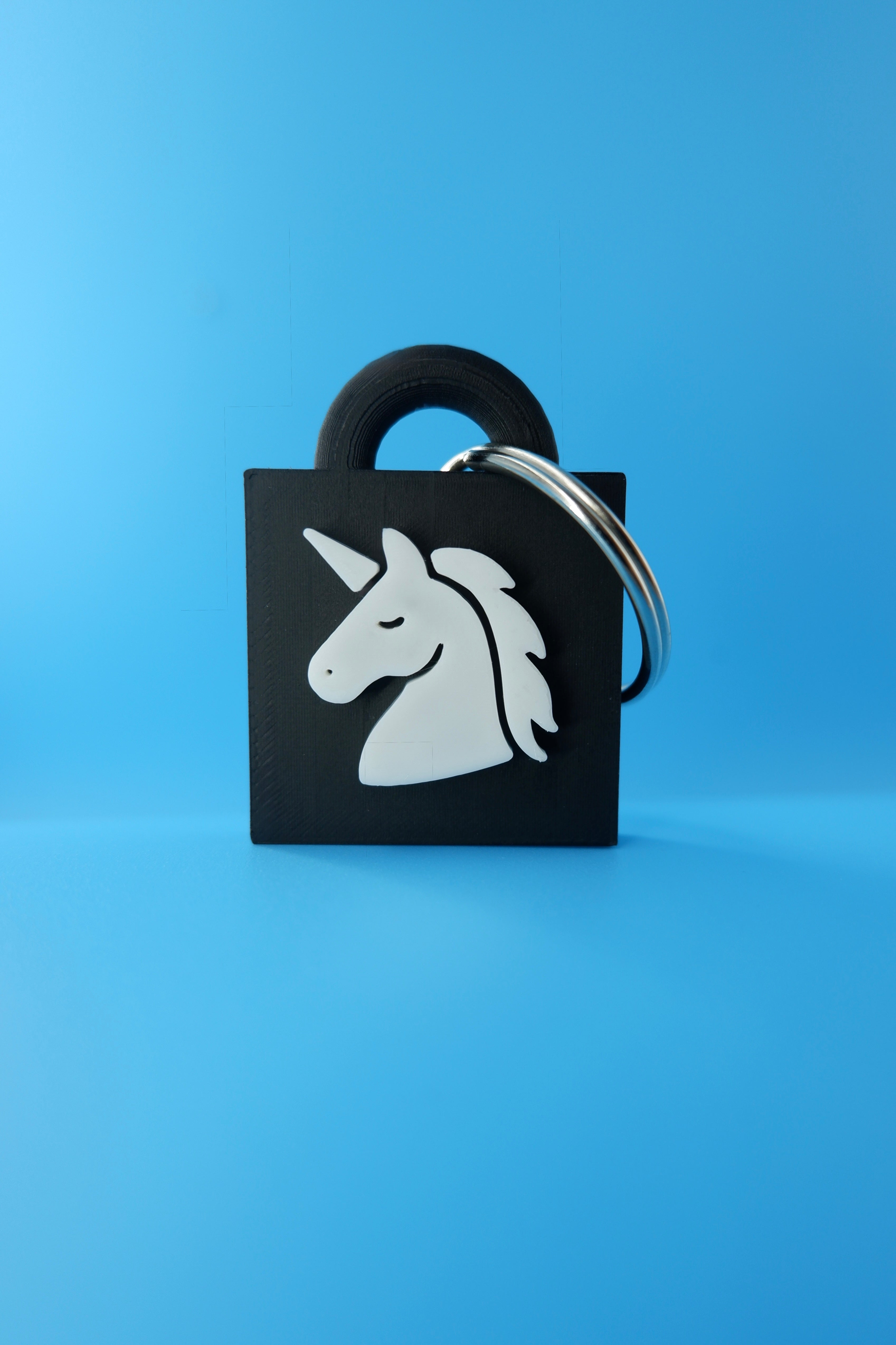 The Last Unicorn Keychain