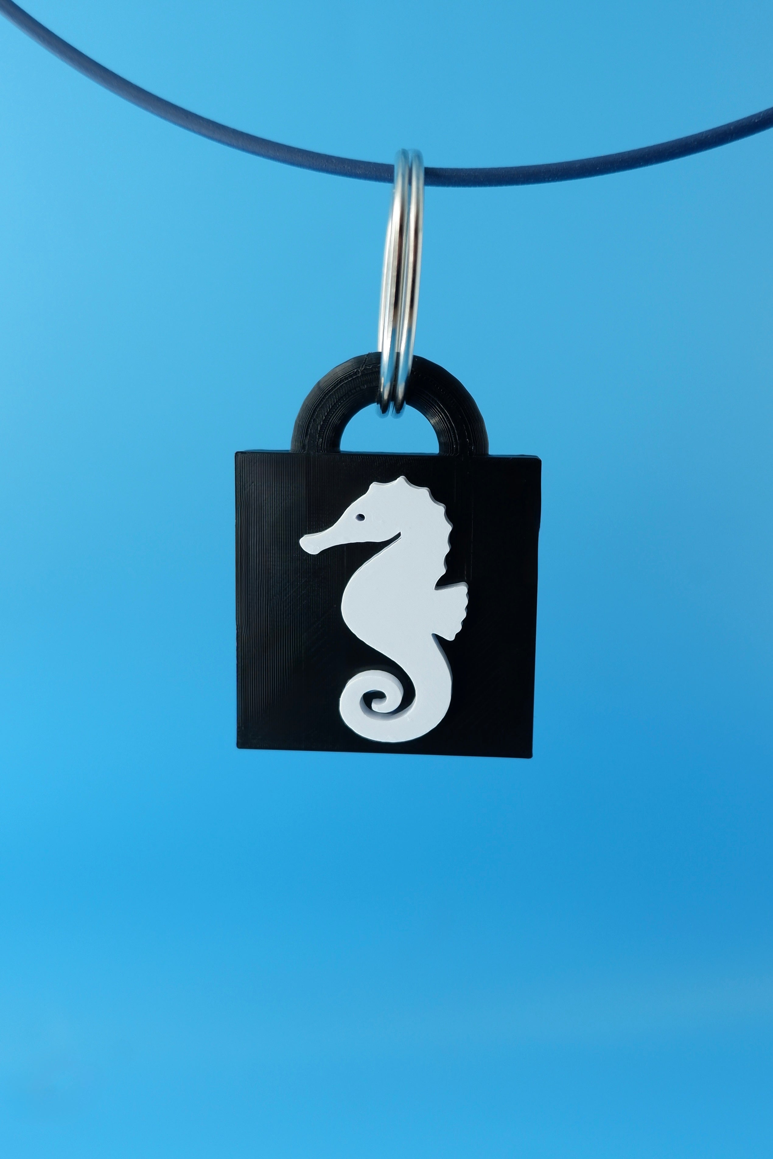 Seahorse Keychain