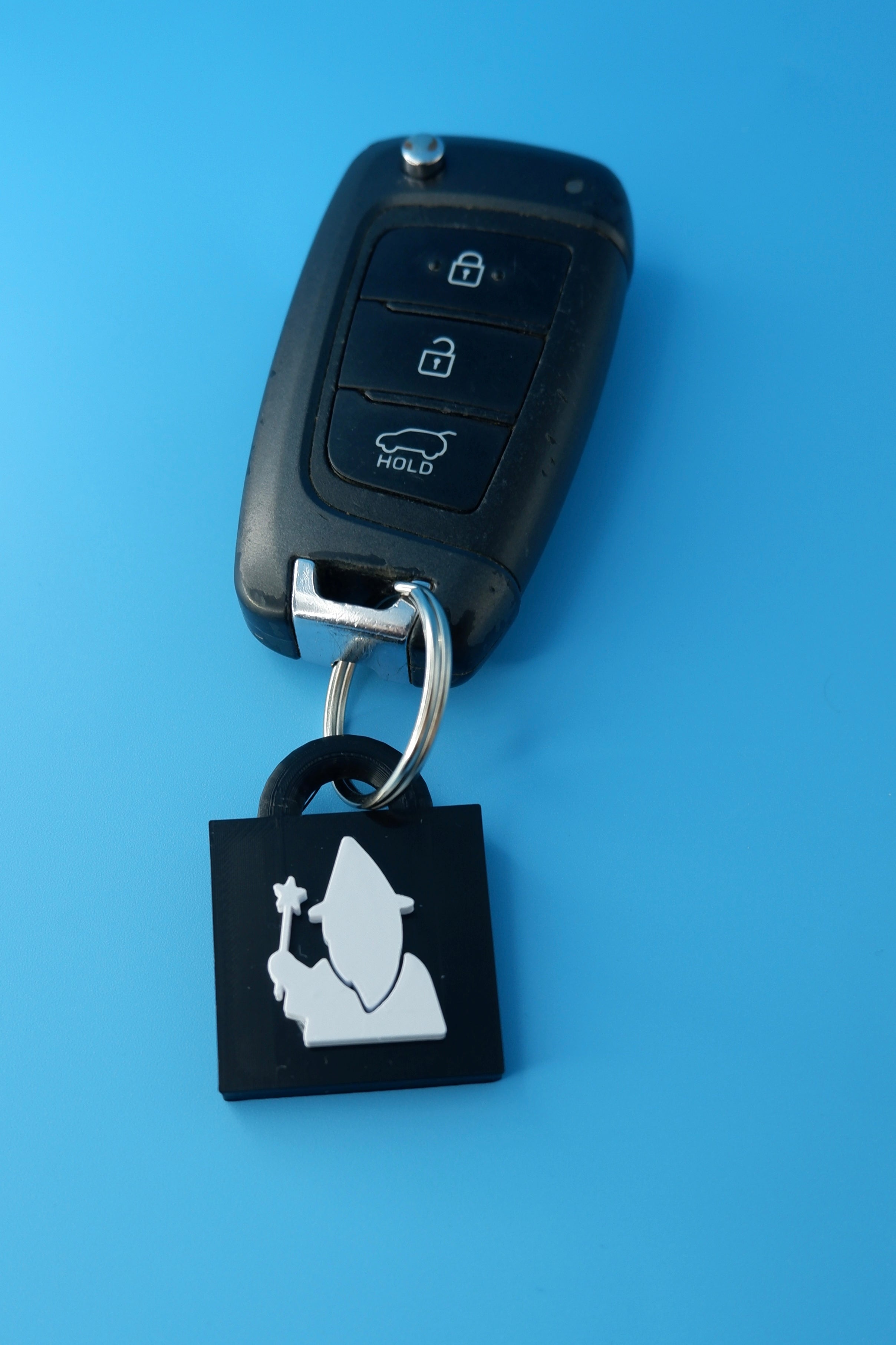 Spellforge Wizard Keychain