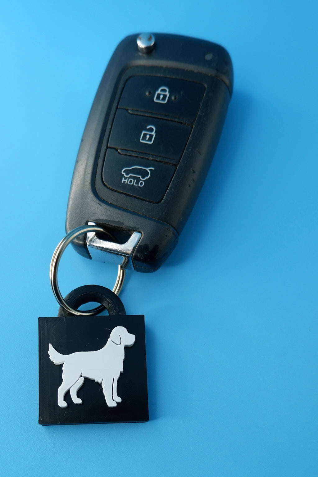 Golden Retriever Keychain