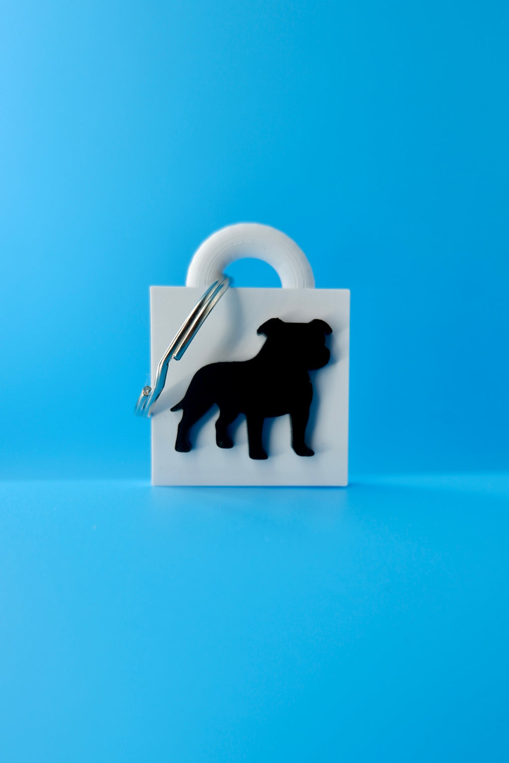 Staffy Keychain