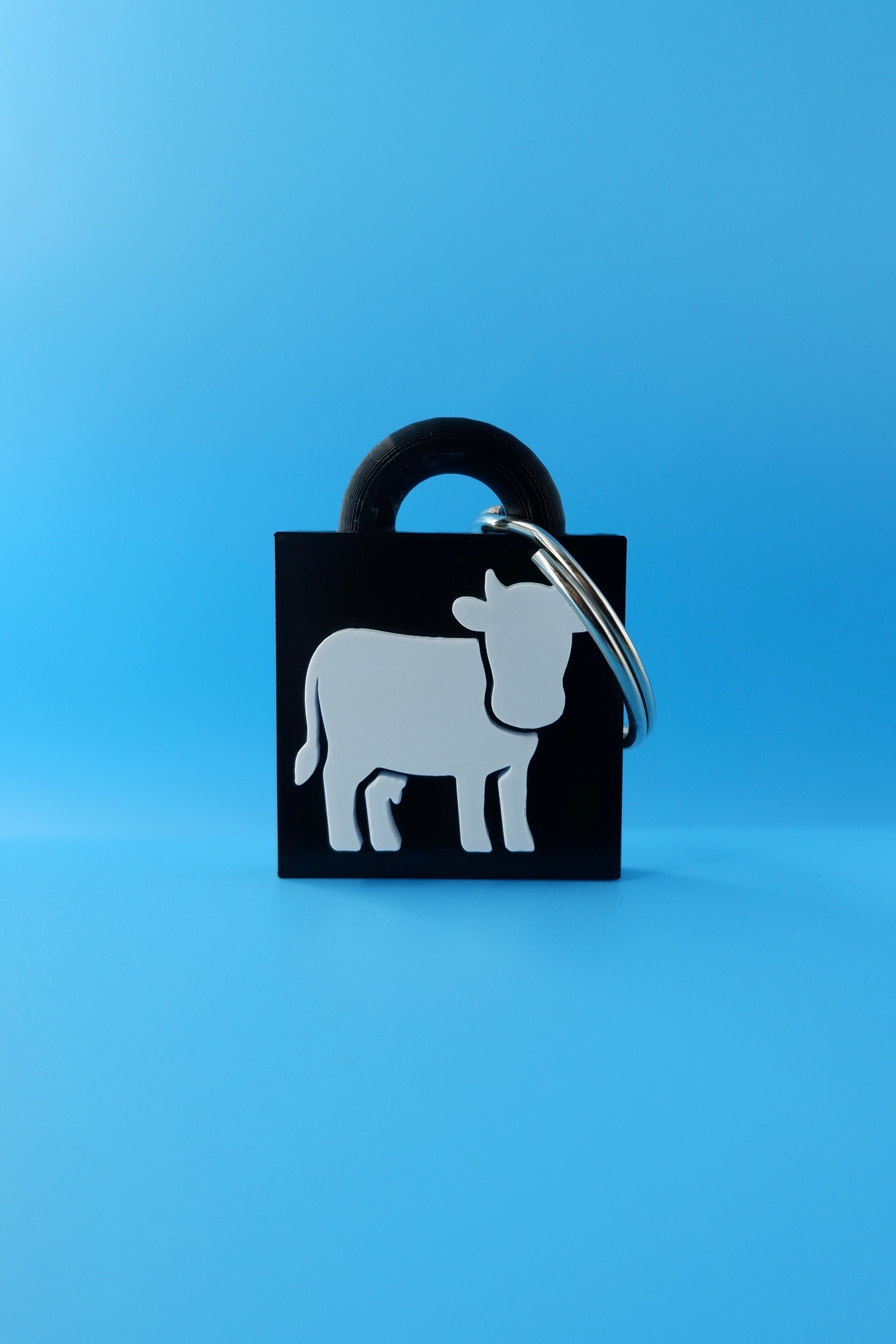 Cow Keychain