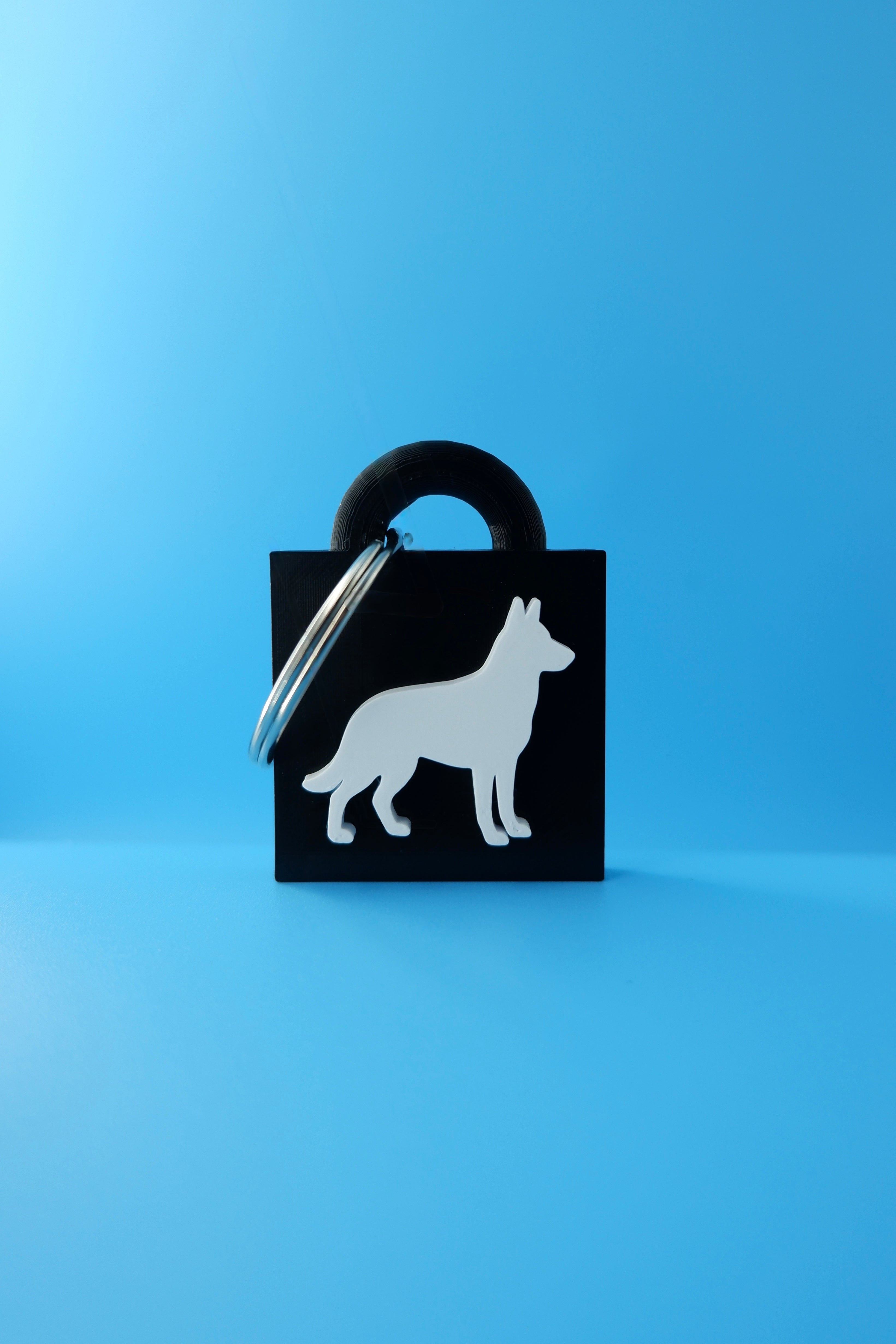 German Shepherd Keychain