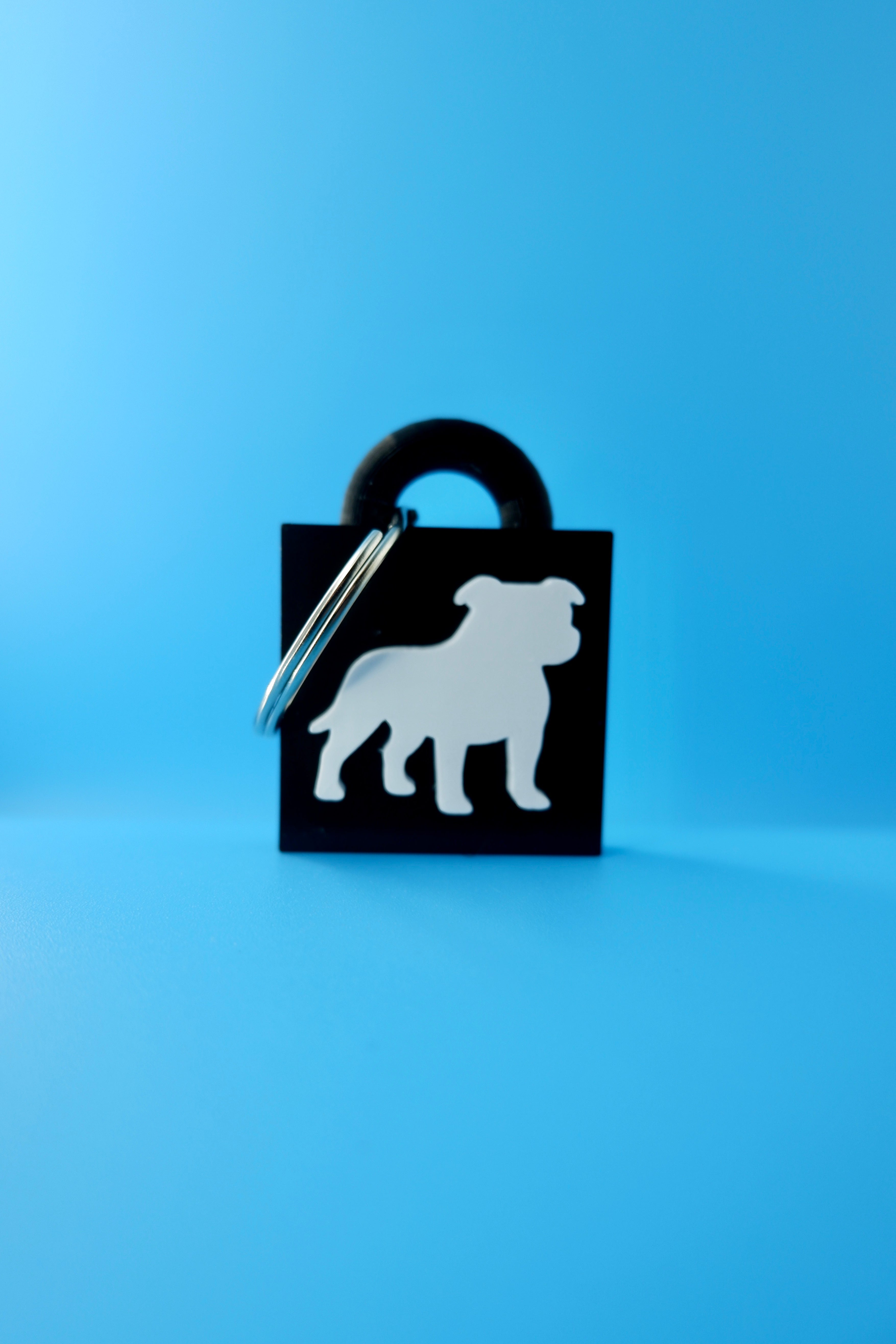 Staffy Keychain