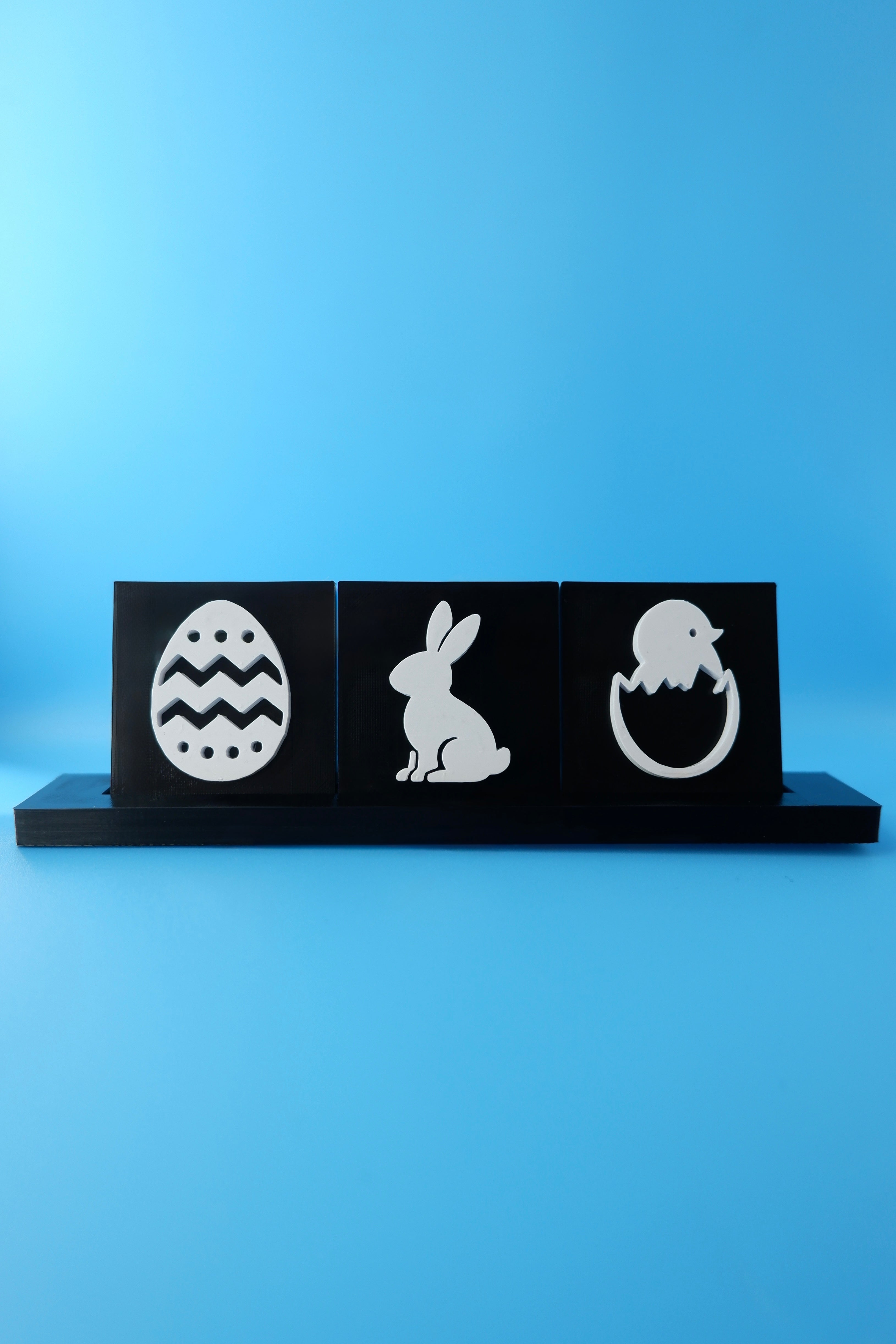 Easter Egg, Bunny & Hatching Chicken - Set
