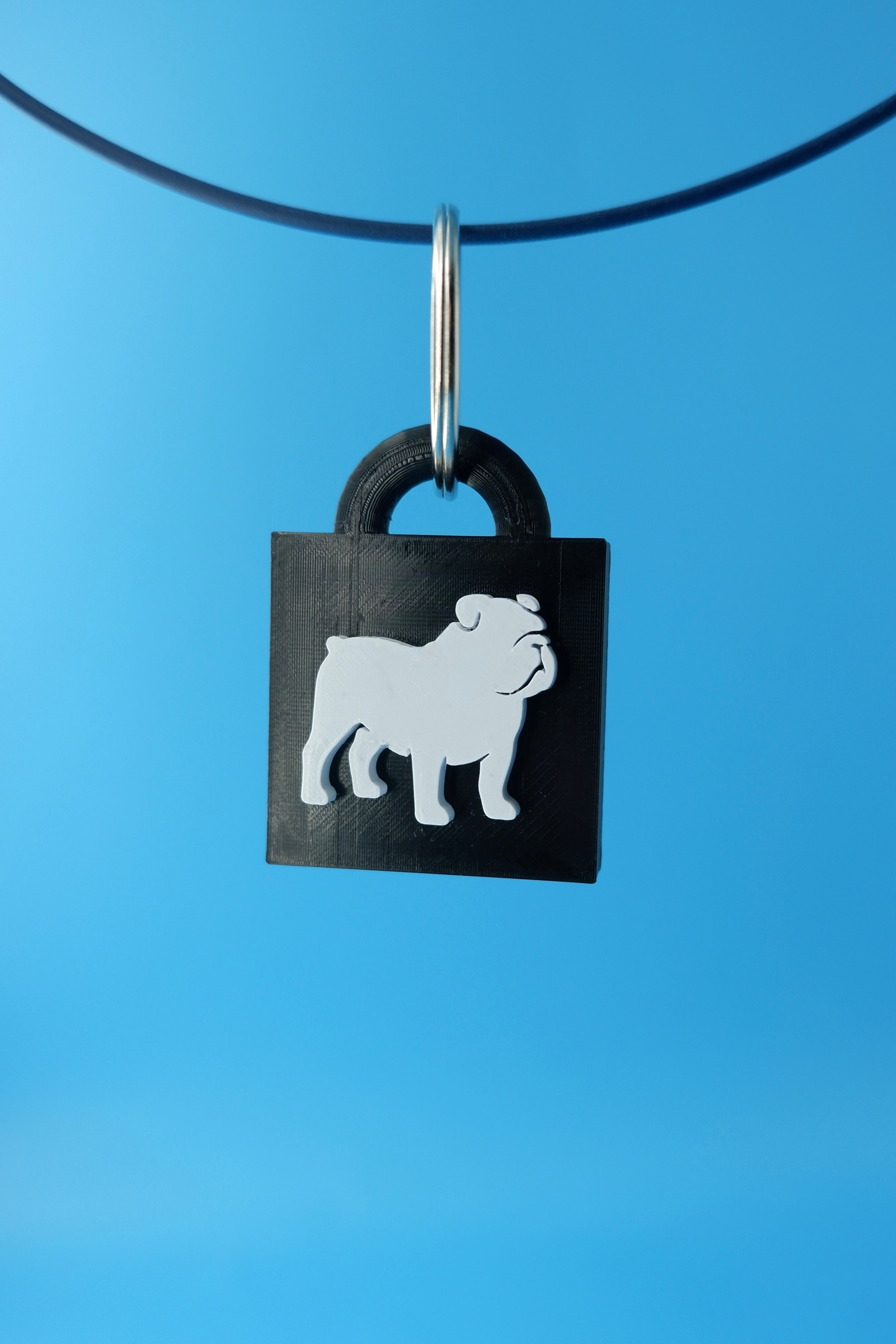 Bulldog Keychain