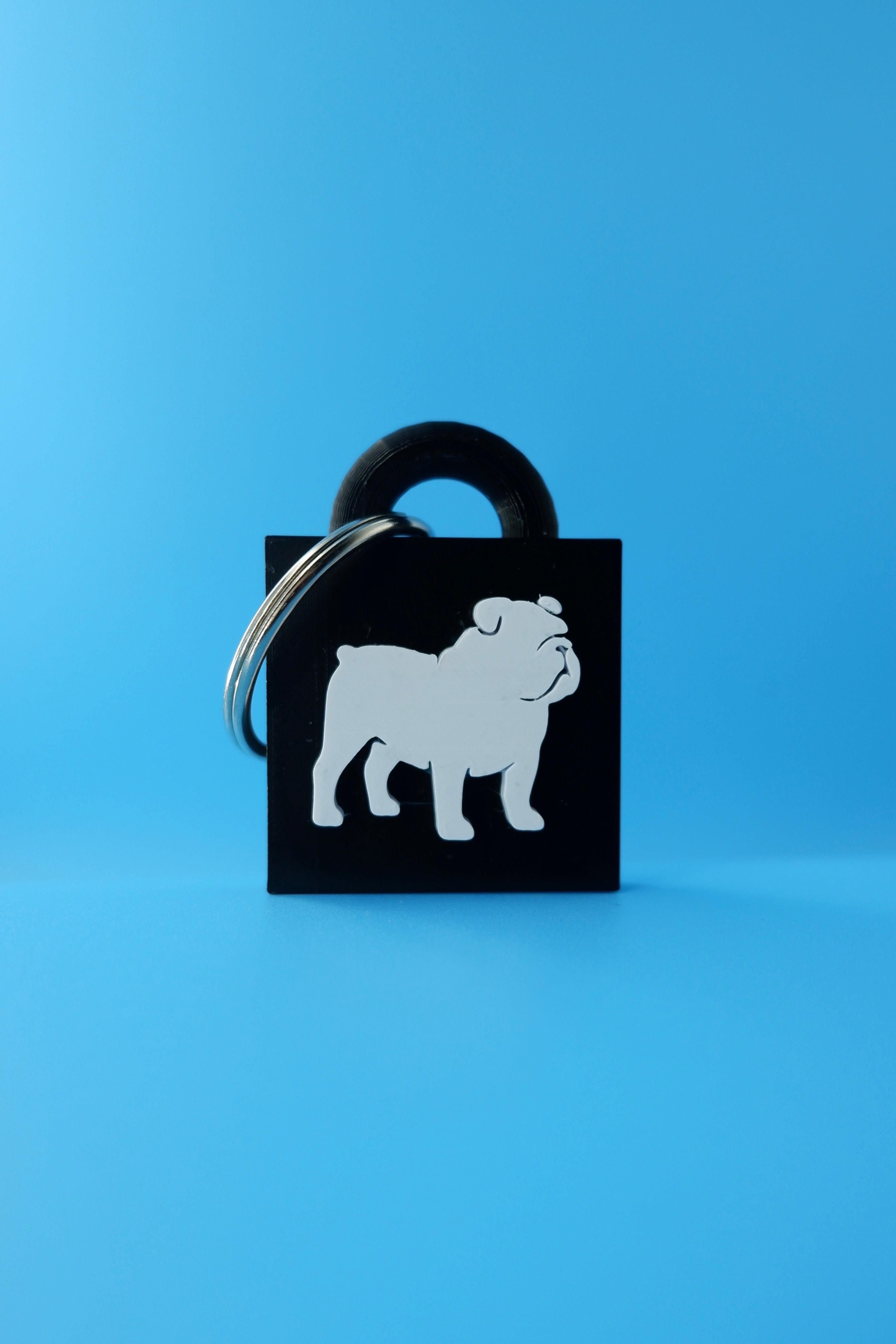 Bulldog Keychain