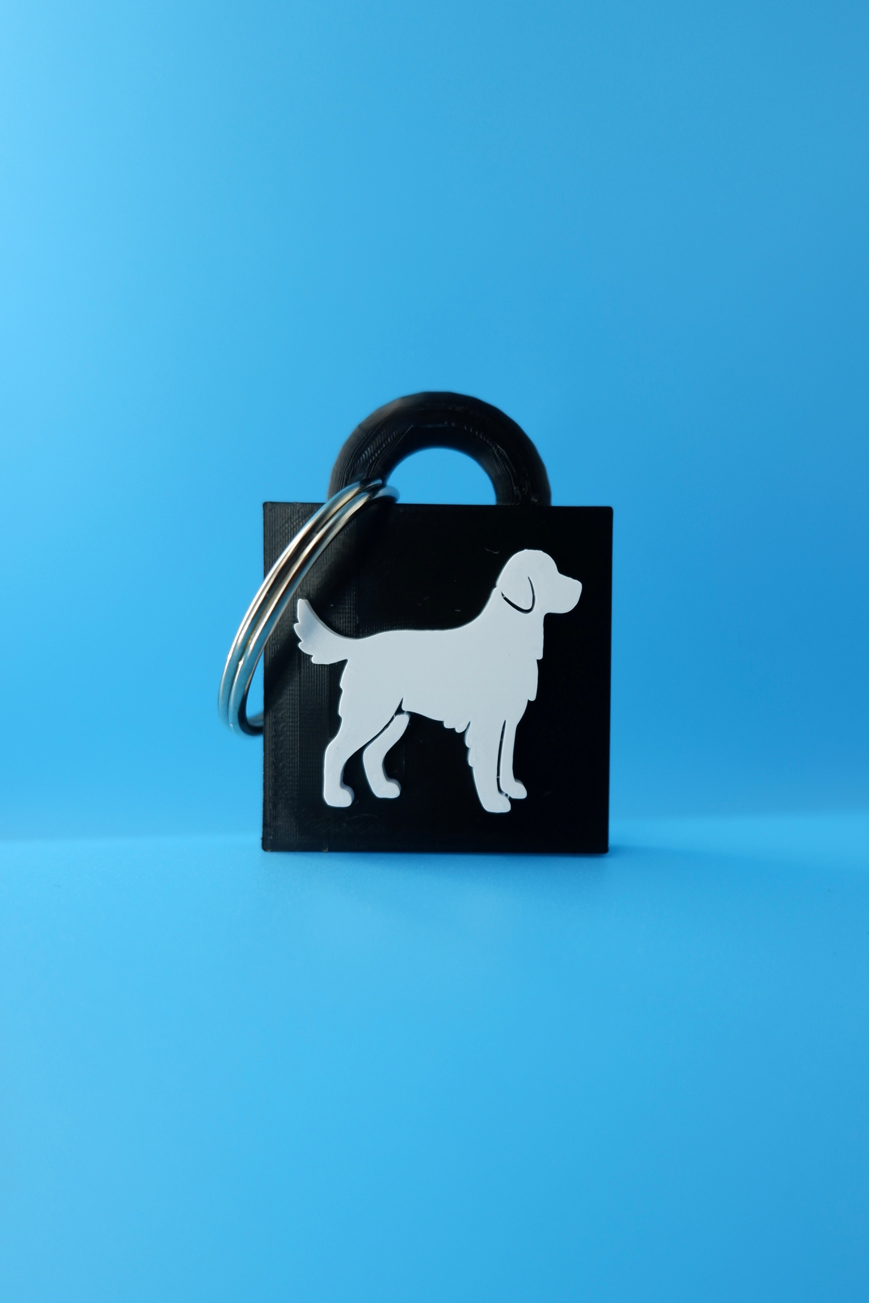 Golden Retriever Keychain