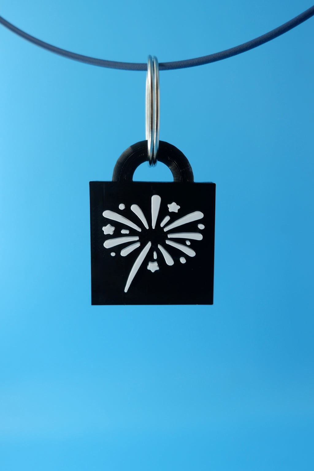 Midnight Flare Keychain