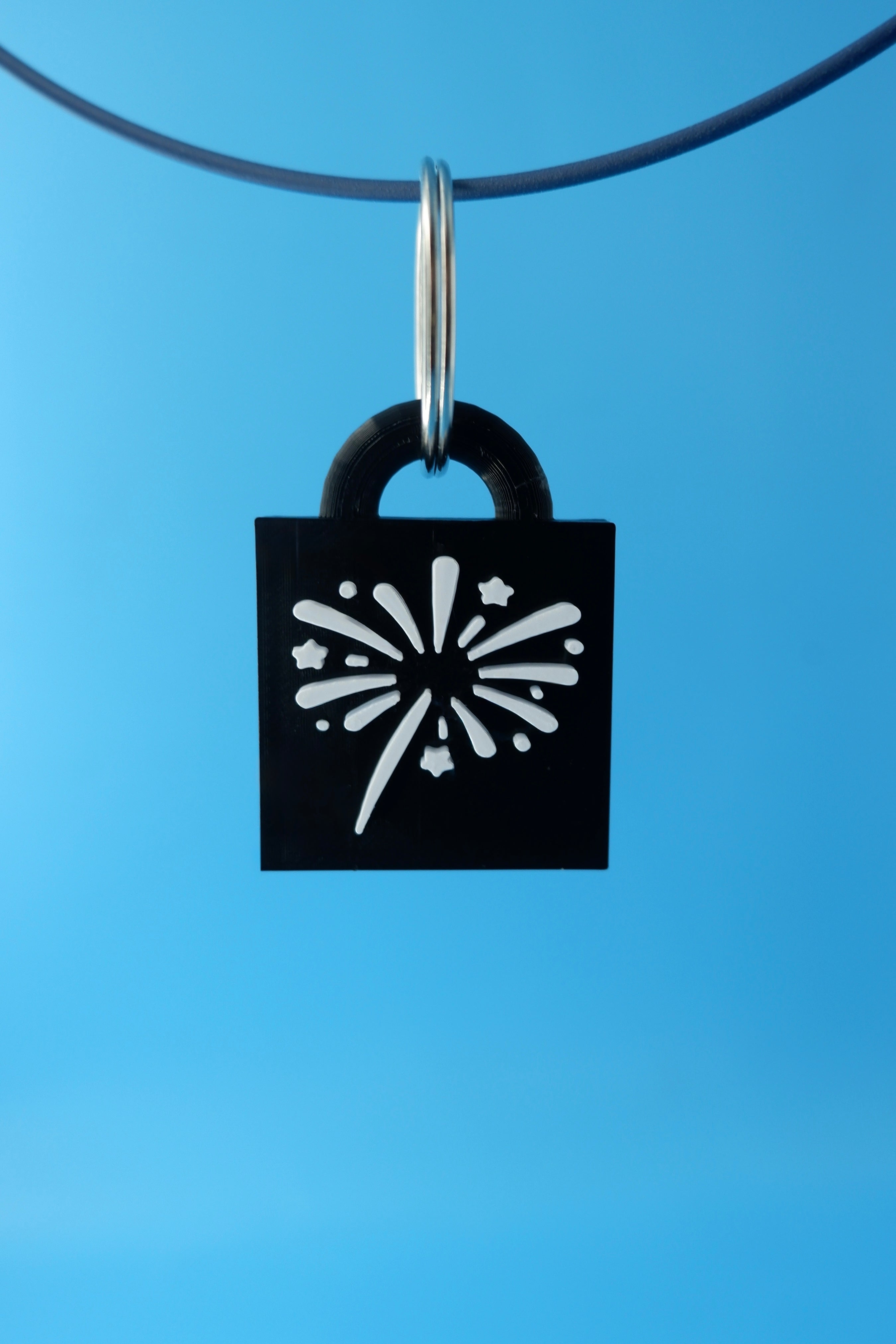 Midnight Flare Keychain