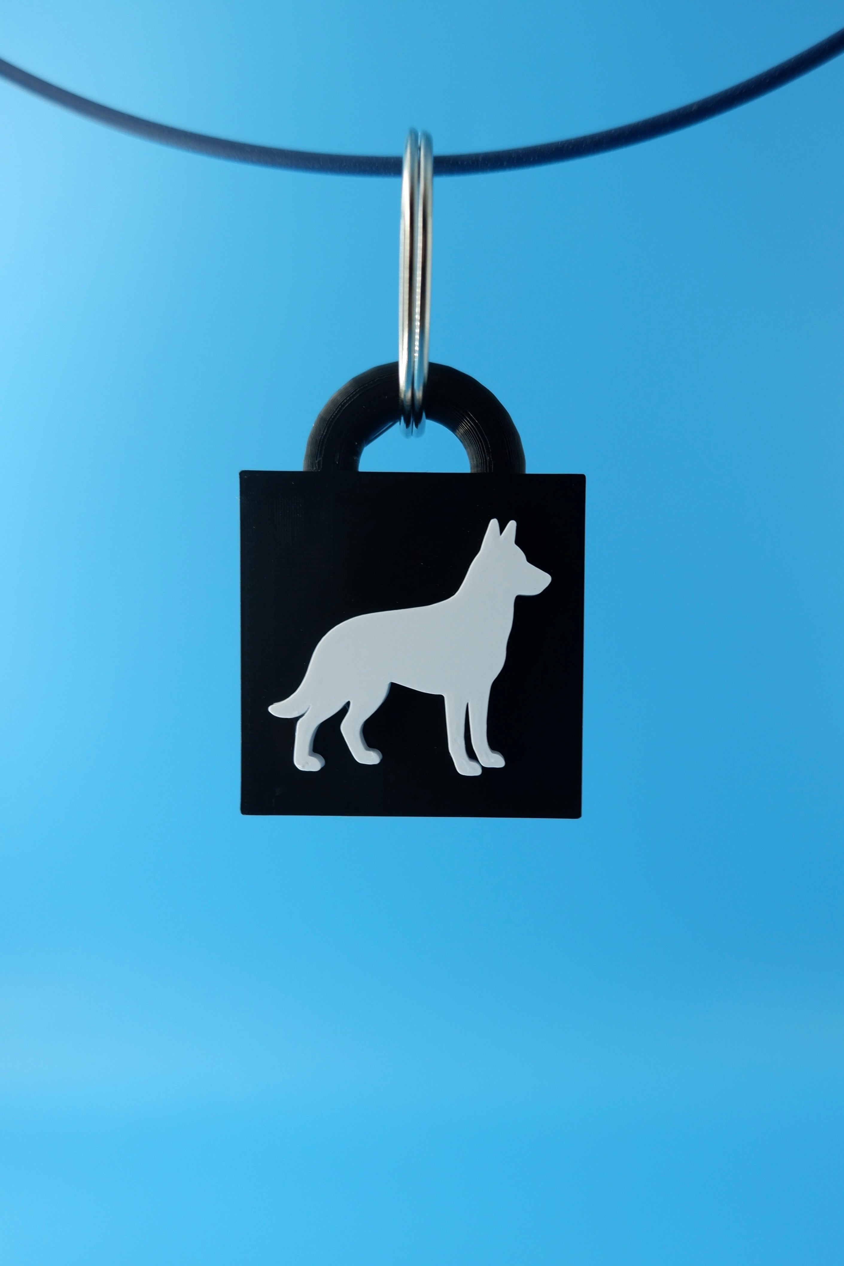 German Shepherd Keychain