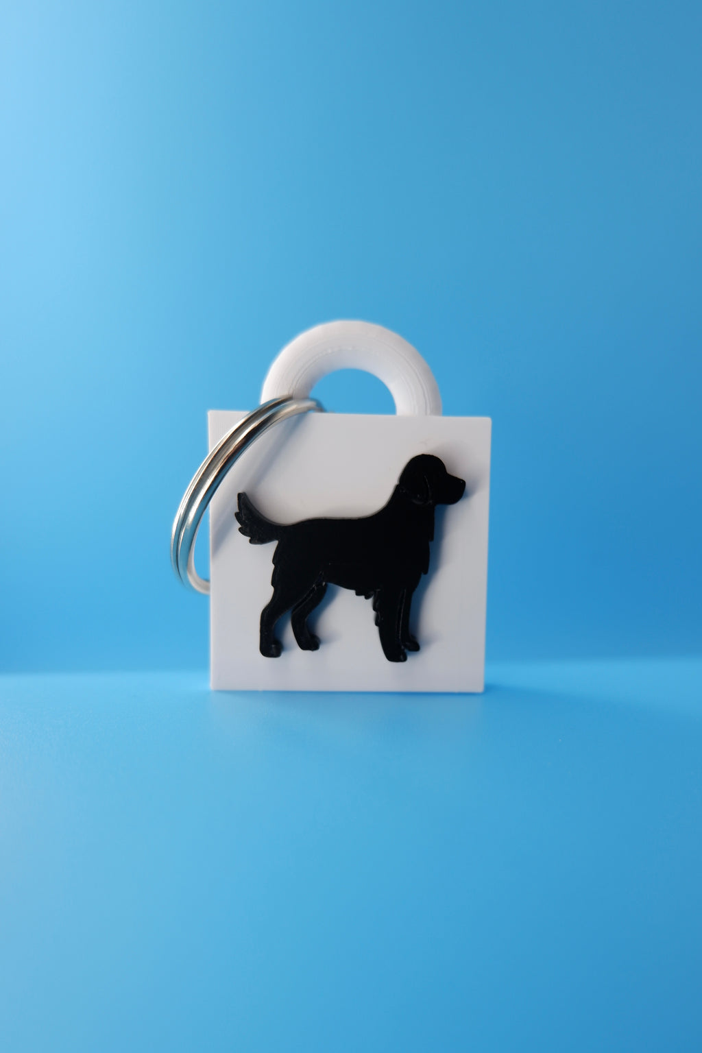 Golden Retriever Keychain