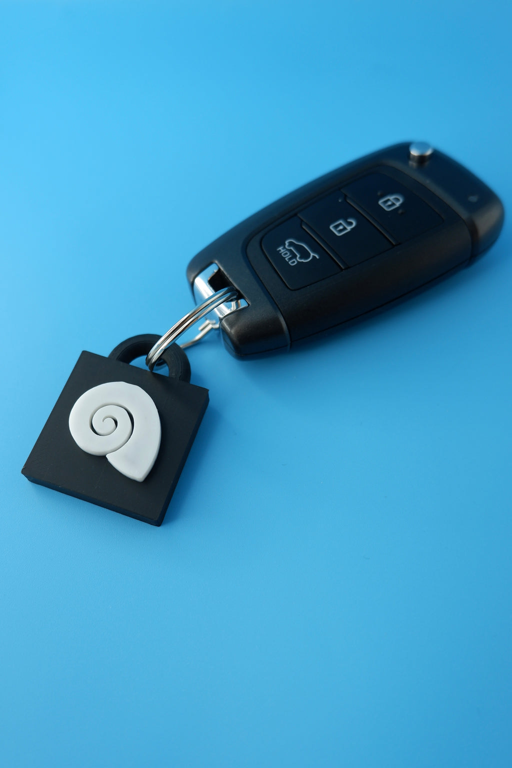 Spiral Seashell Keychain