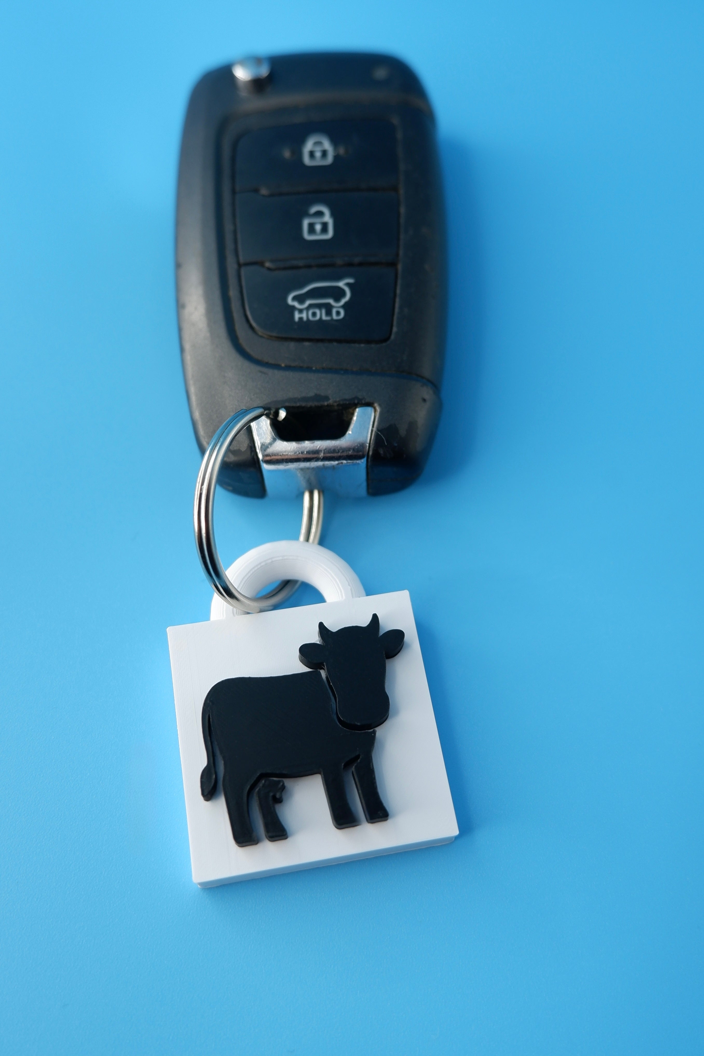 Cow Keychain