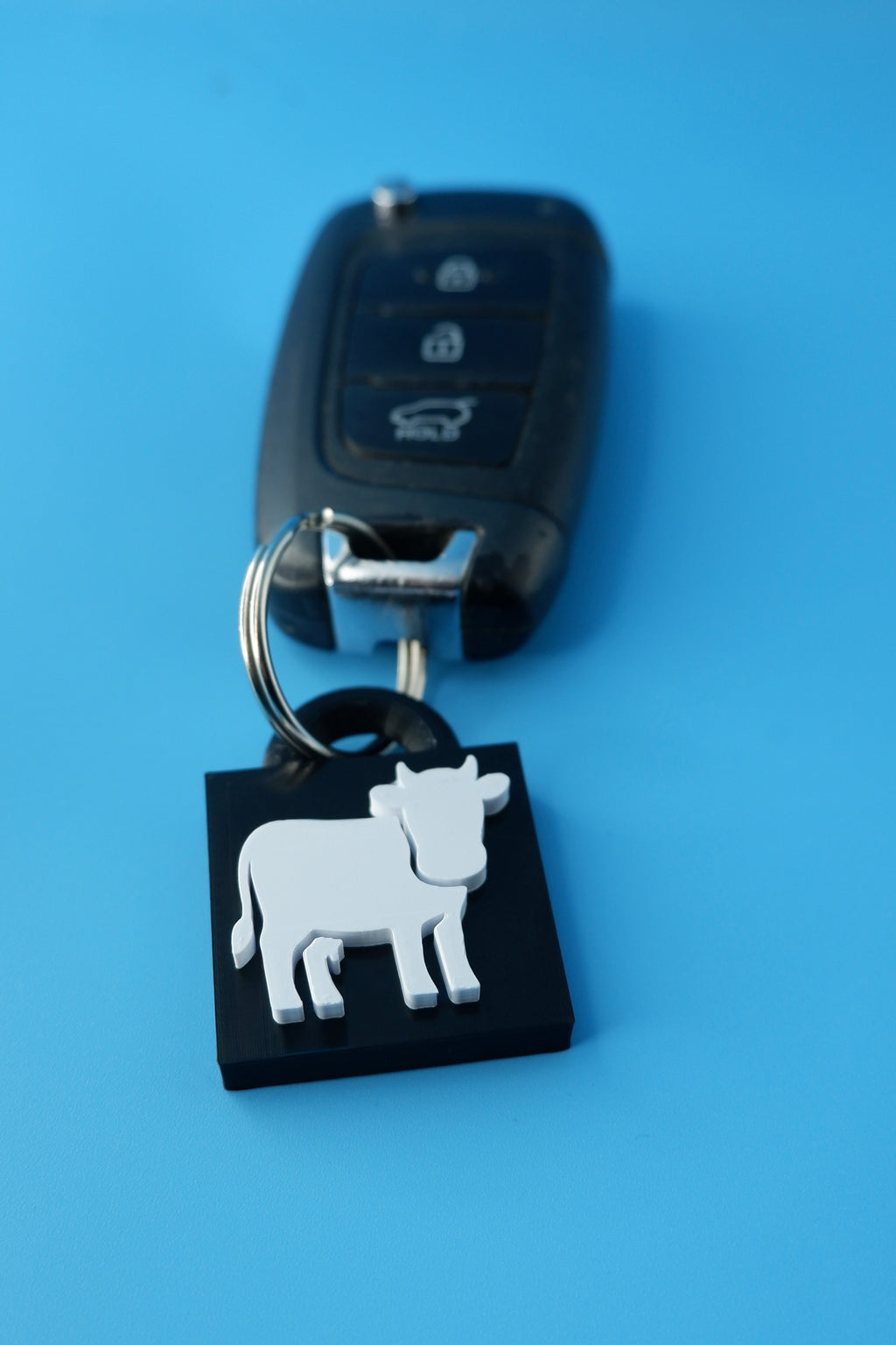 Cow Keychain