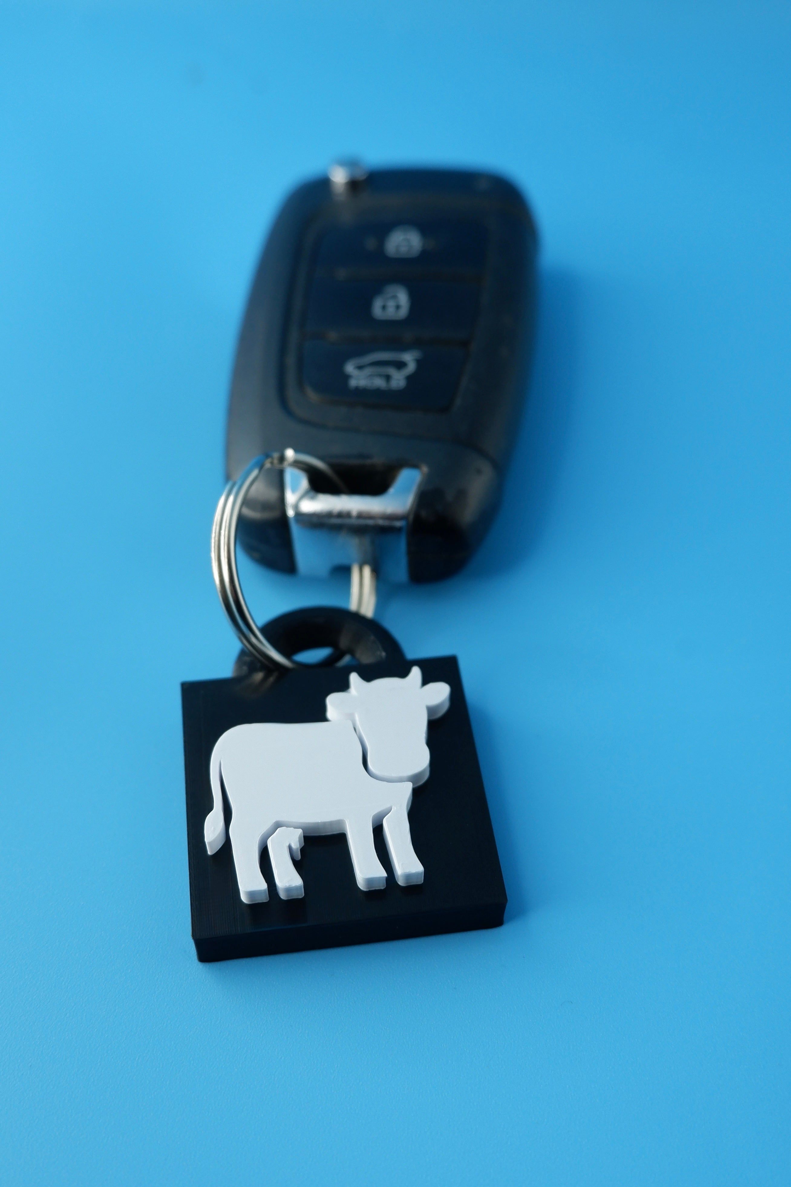 Cow Keychain