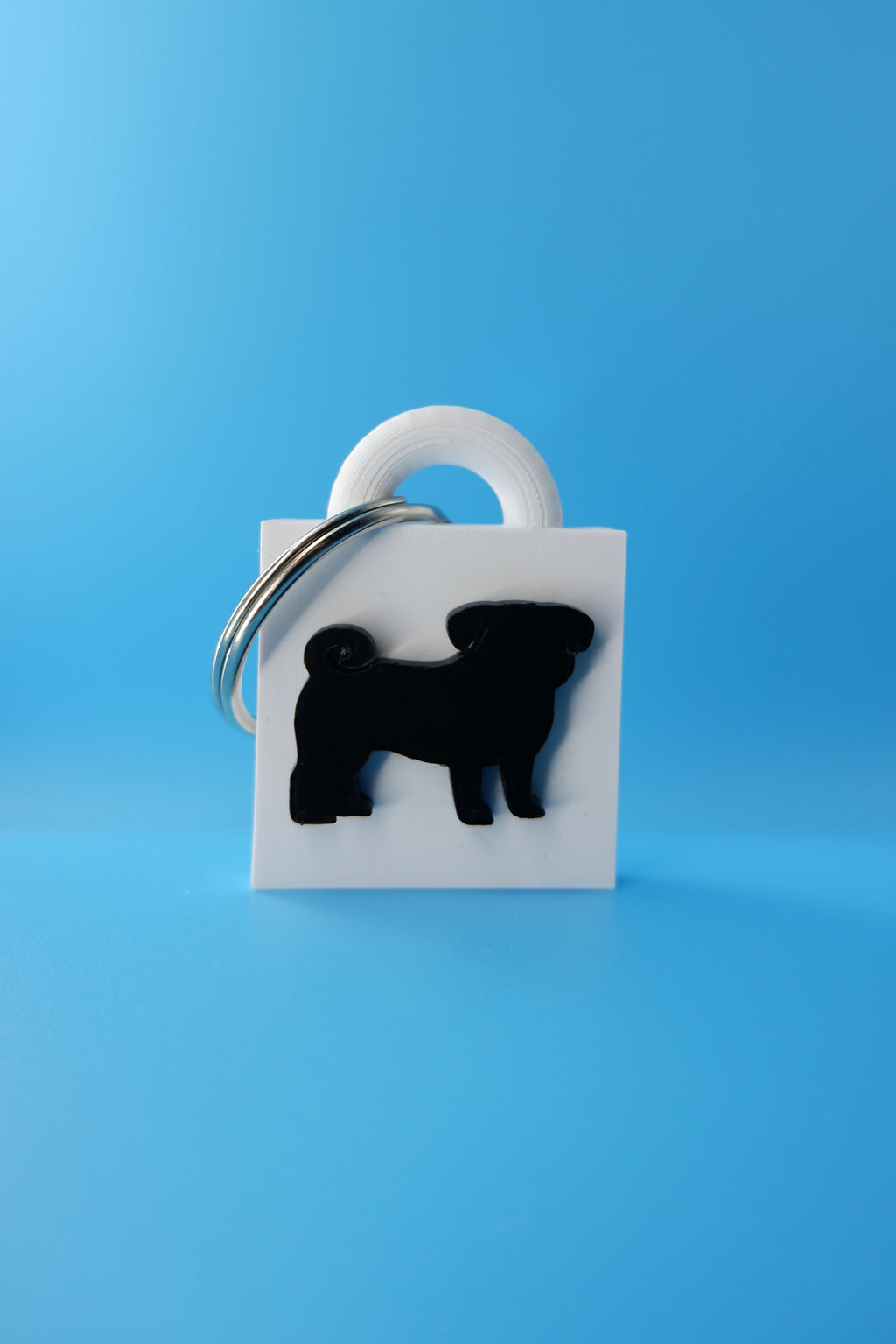 Pug Keychain
