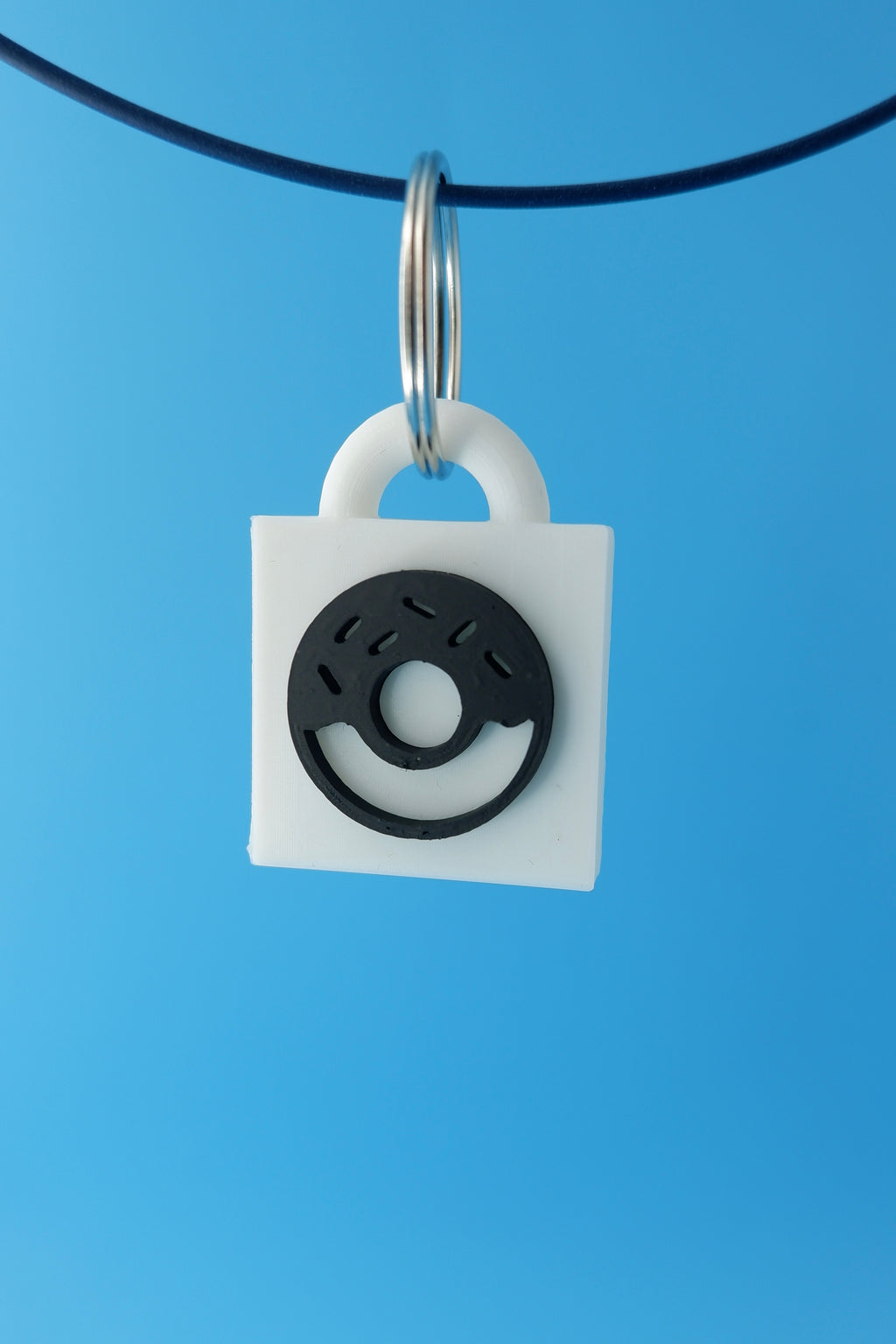 Donut Worry Keychain