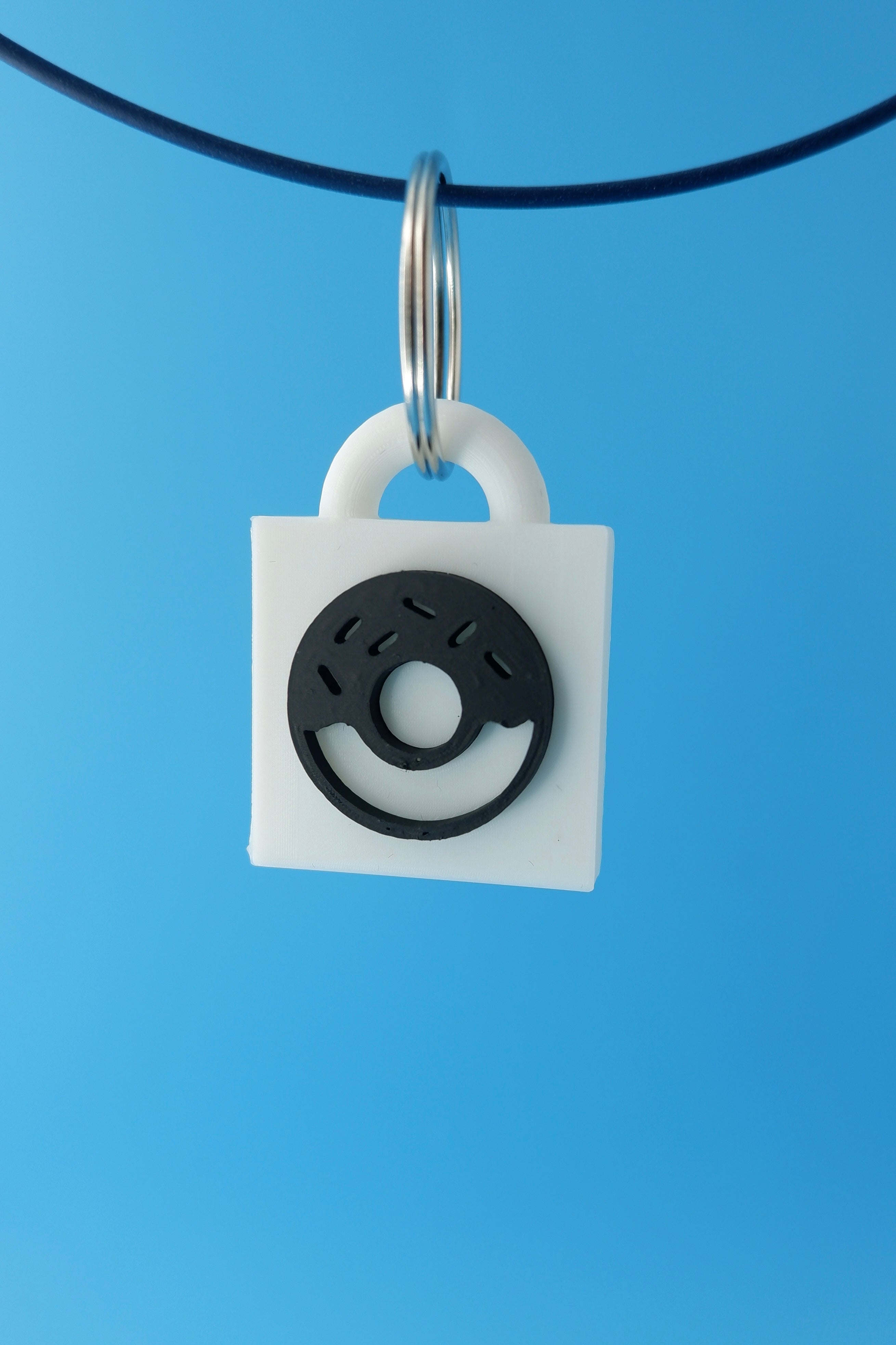 Donut Worry Keychain