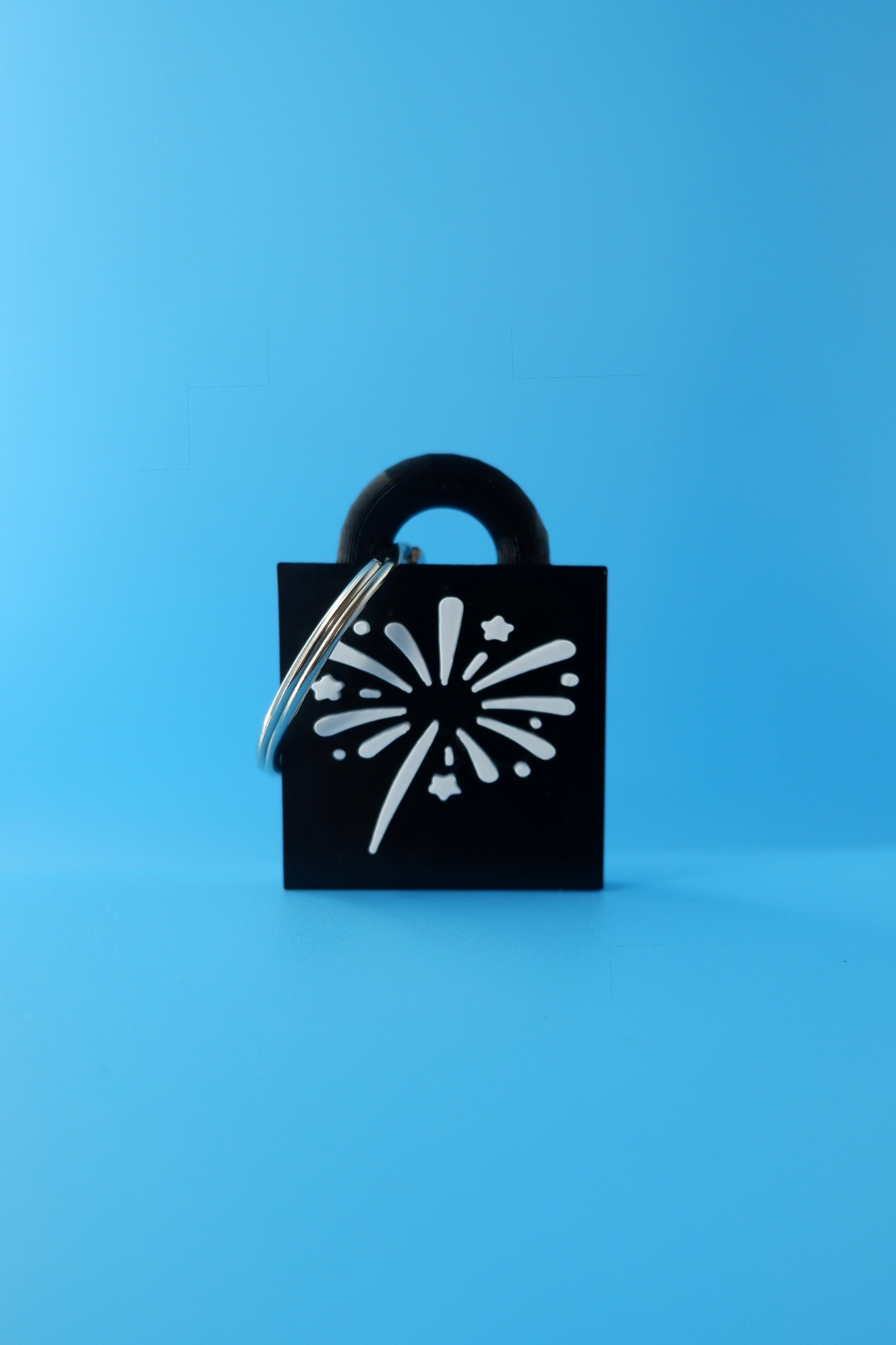 Midnight Flare Keychain