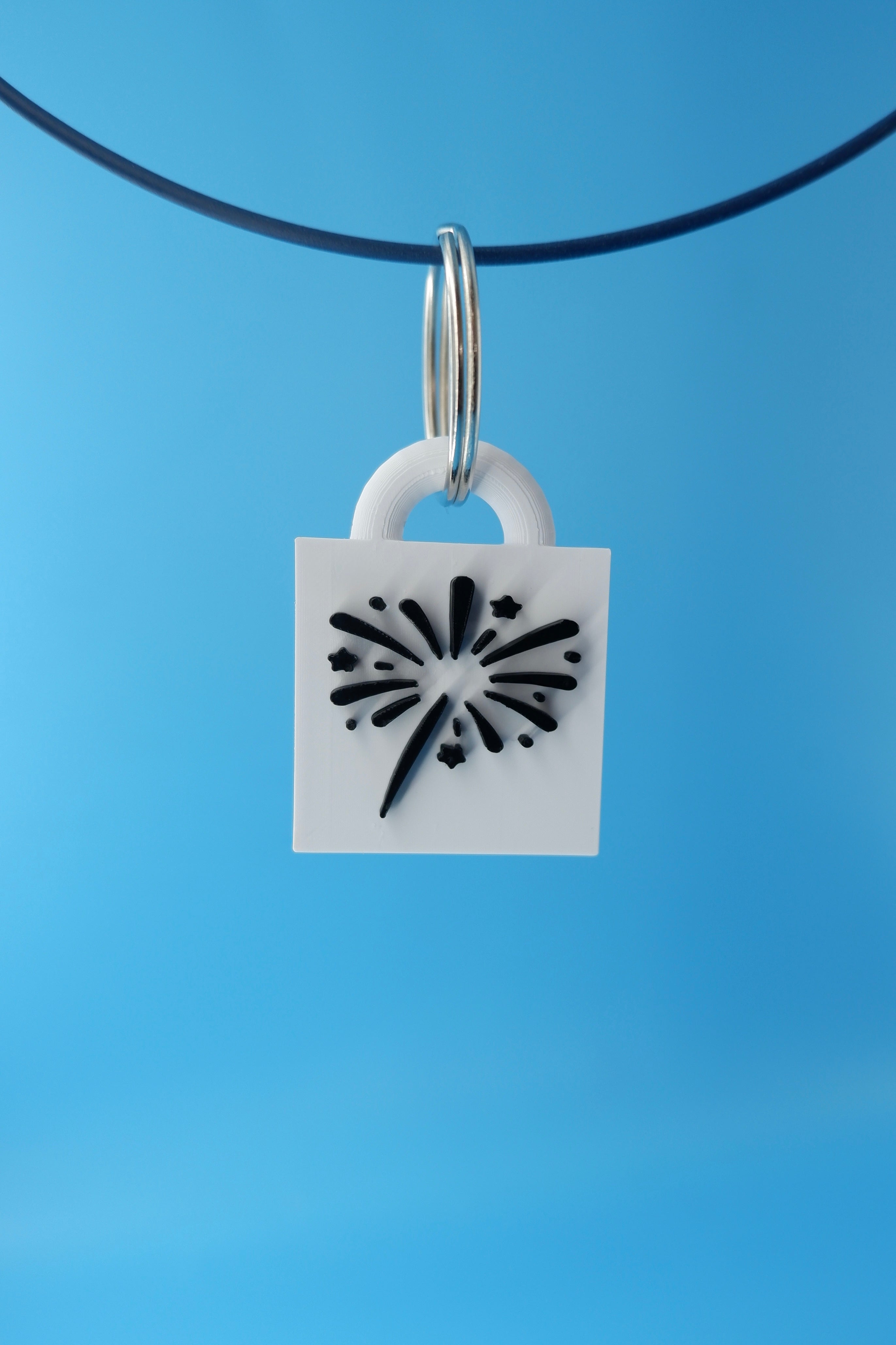 Midnight Flare Keychain