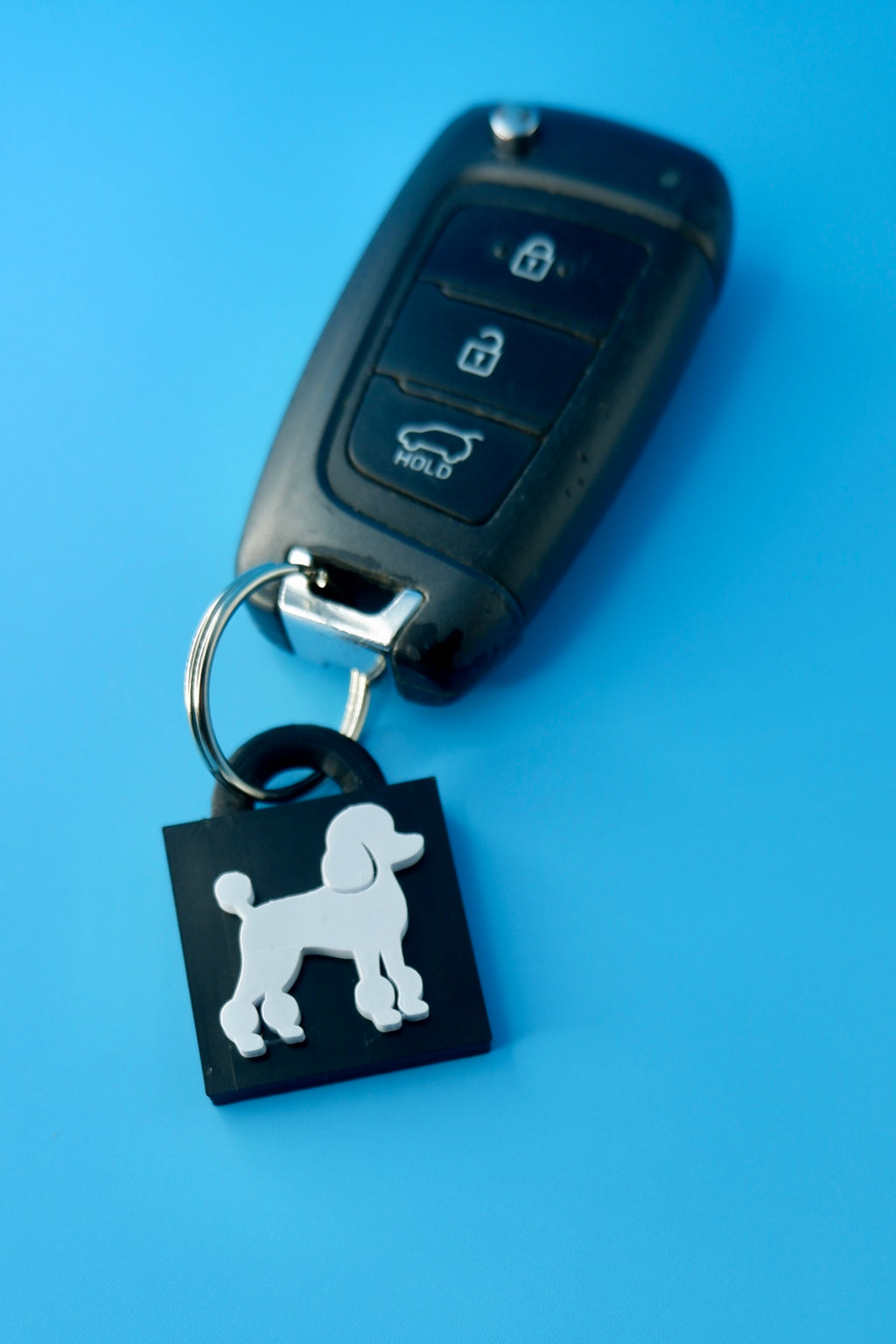 Poodle Keychain