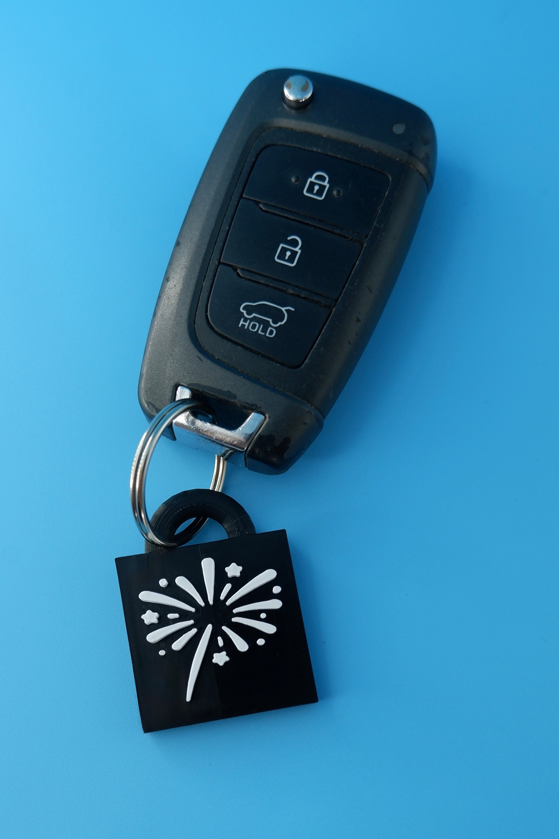 Midnight Flare Keychain