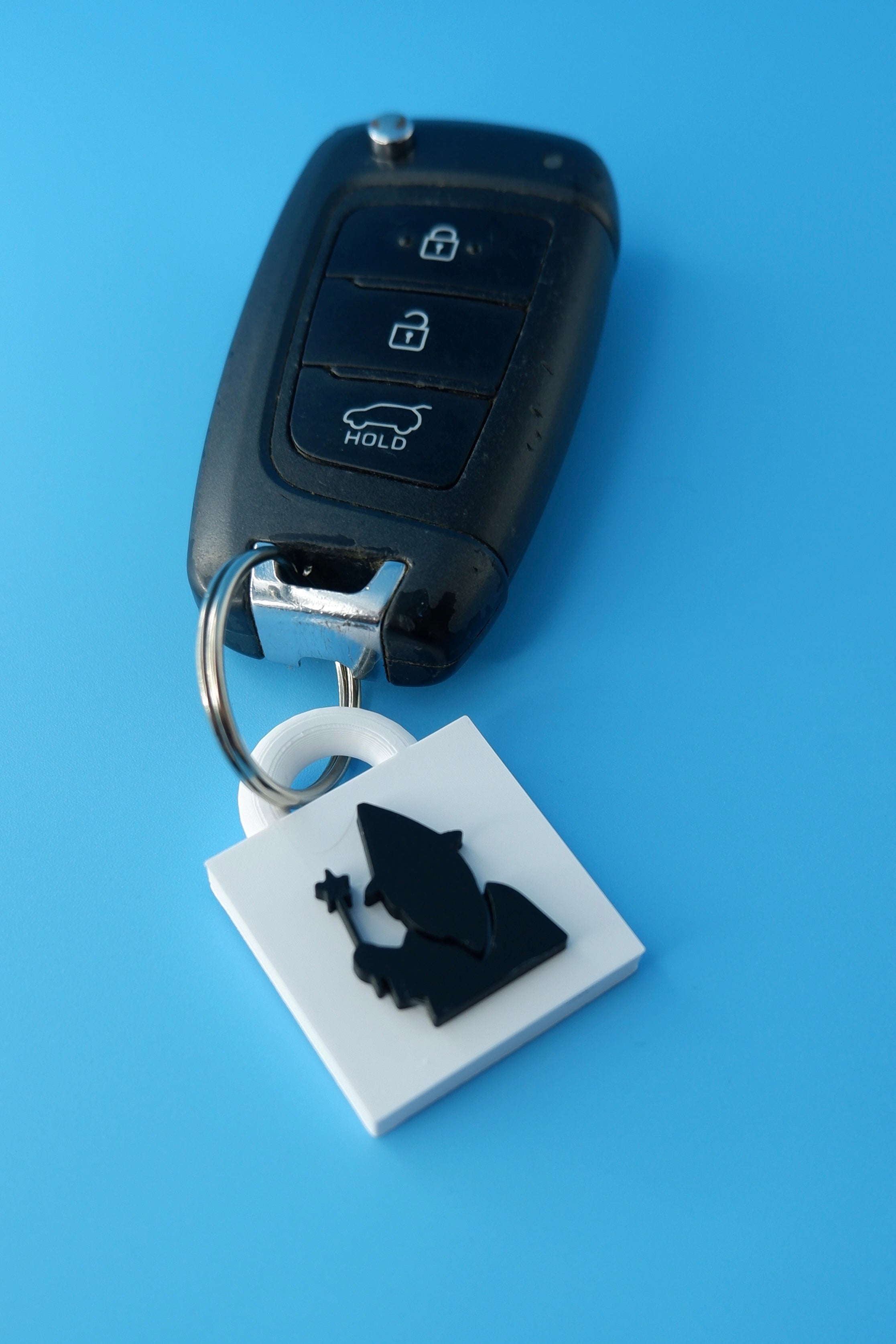 Spellforge Wizard Keychain