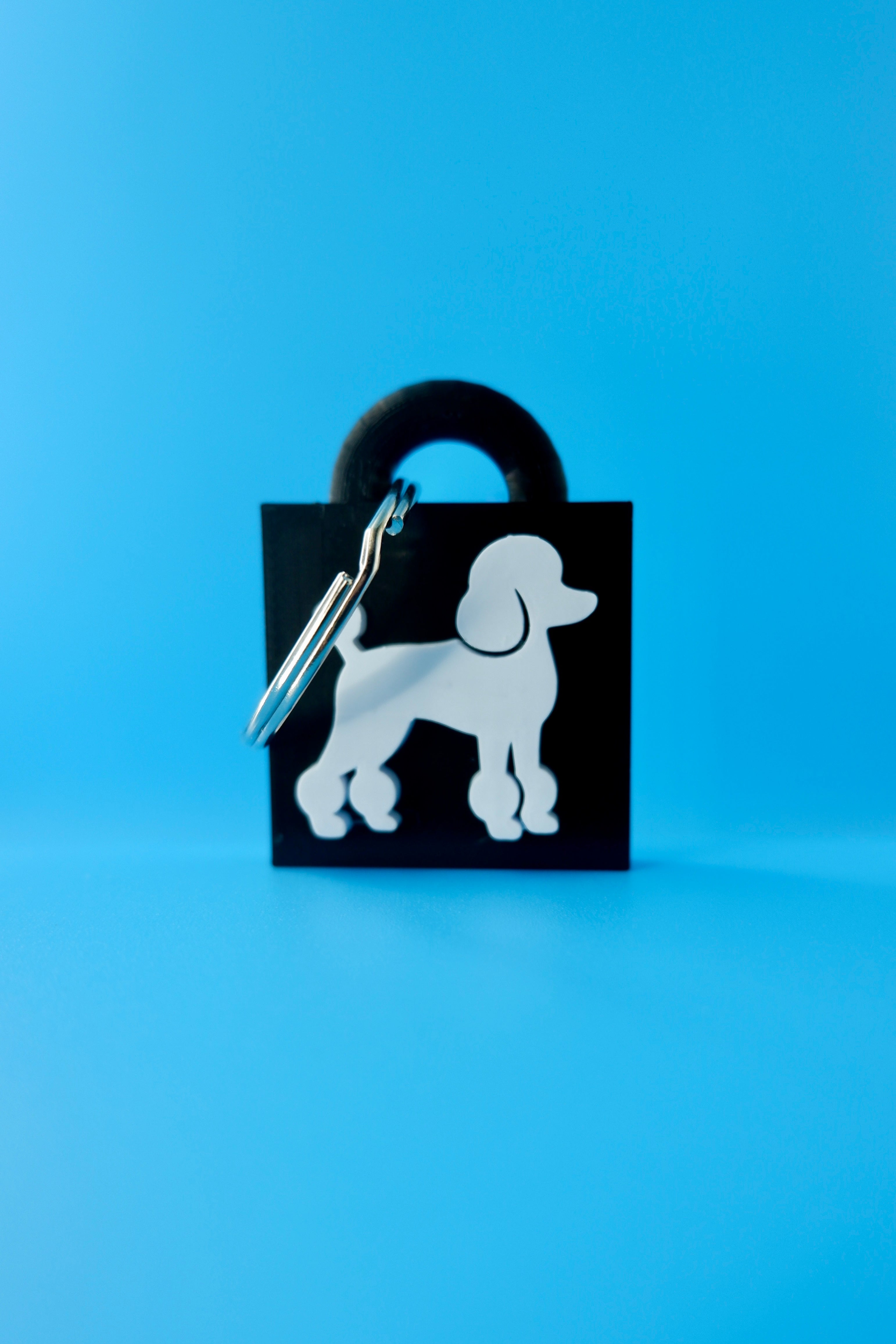 Poodle Keychain