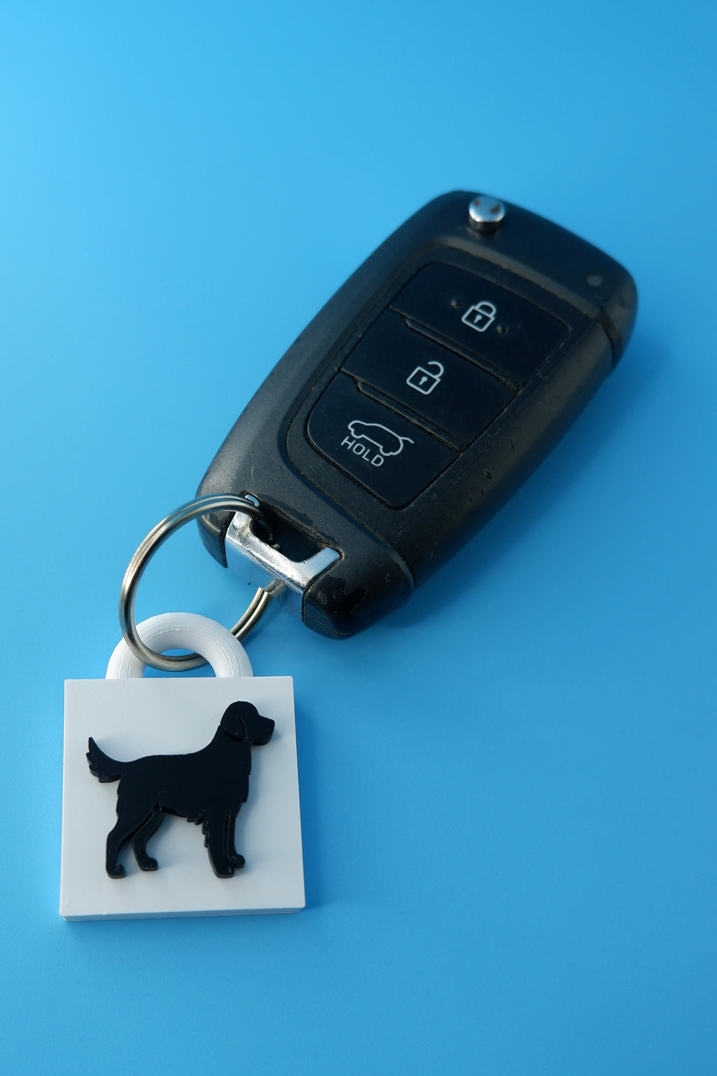 Golden Retriever Keychain