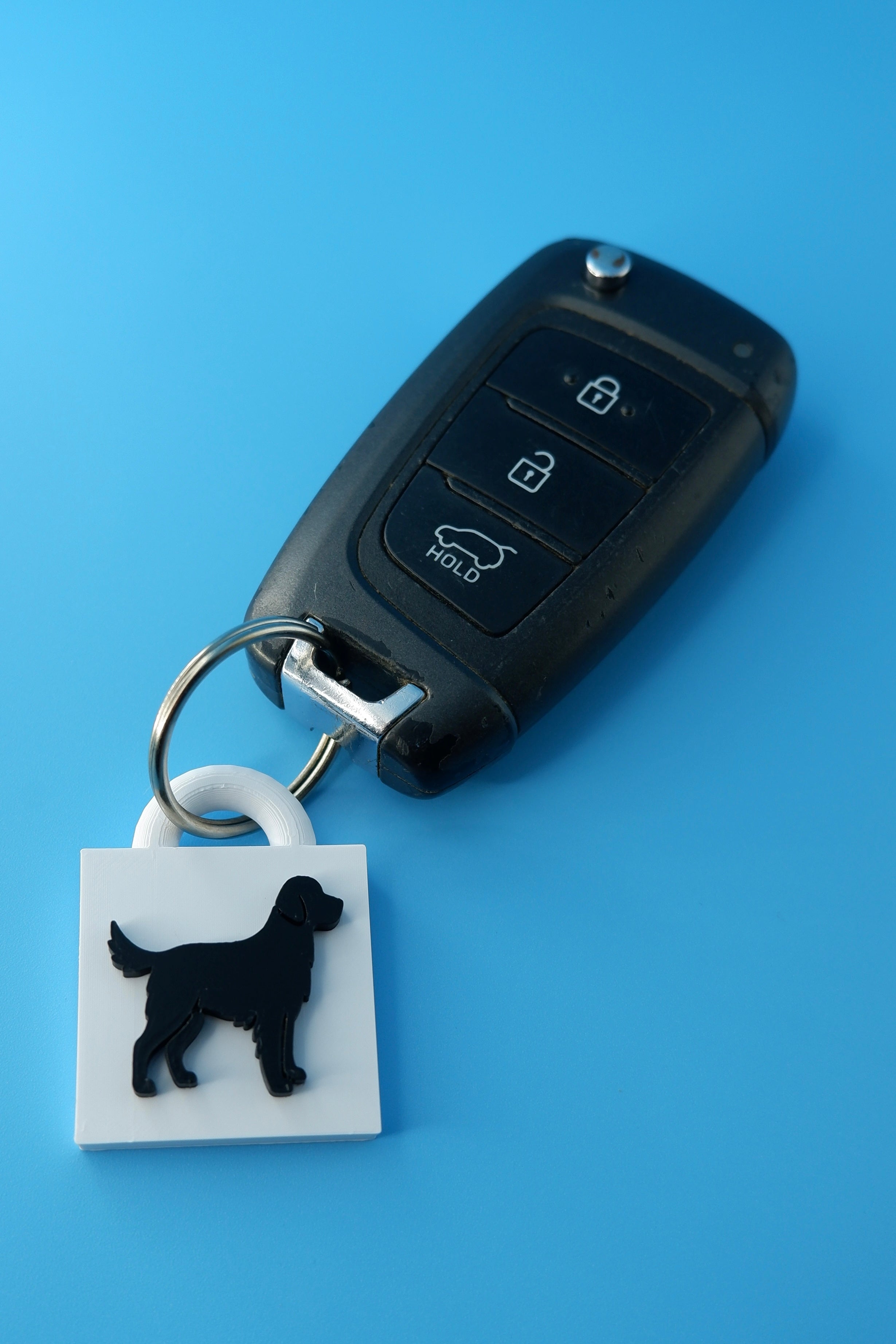 Golden Retriever Keychain