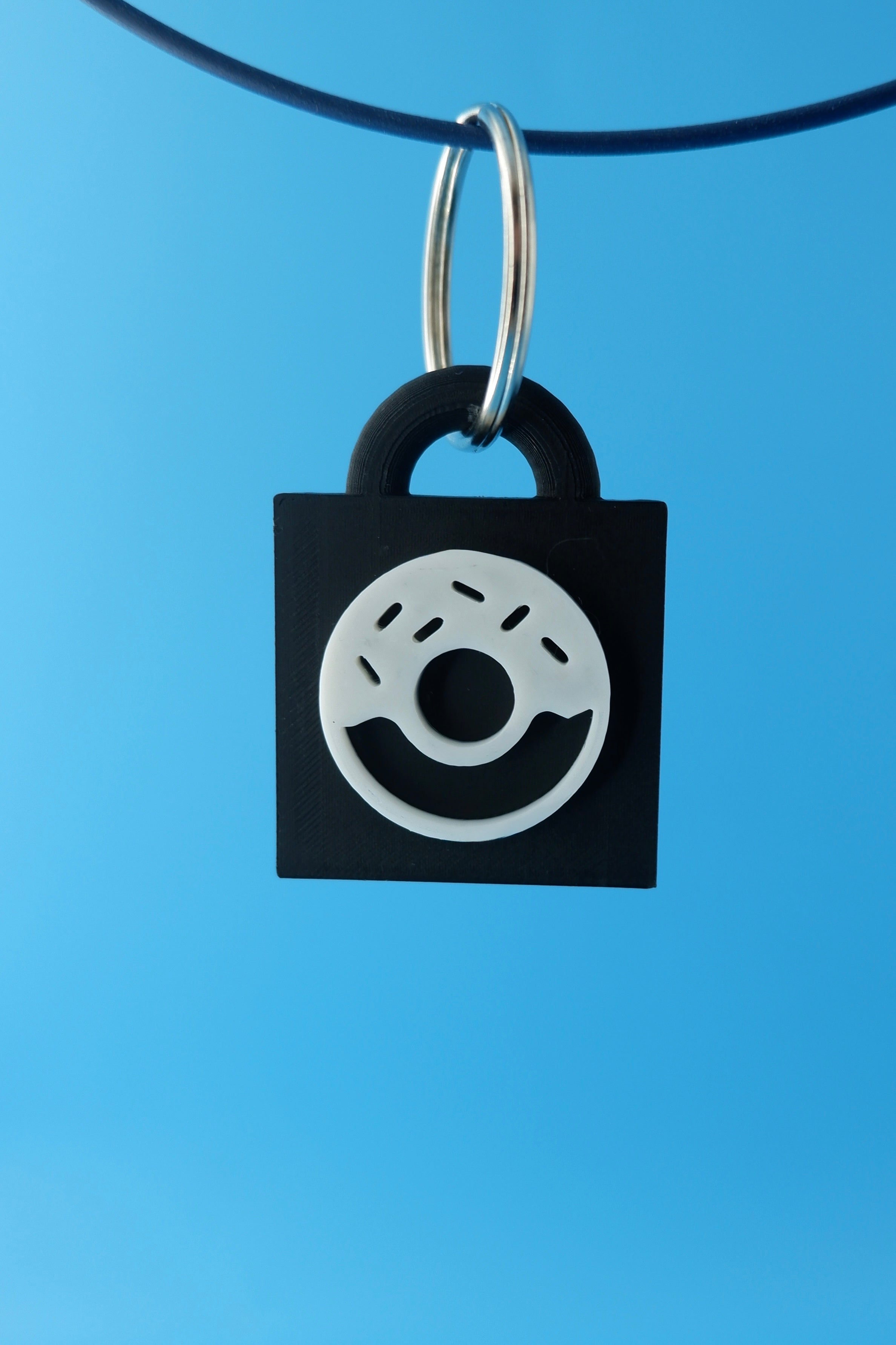 Donut Worry Keychain