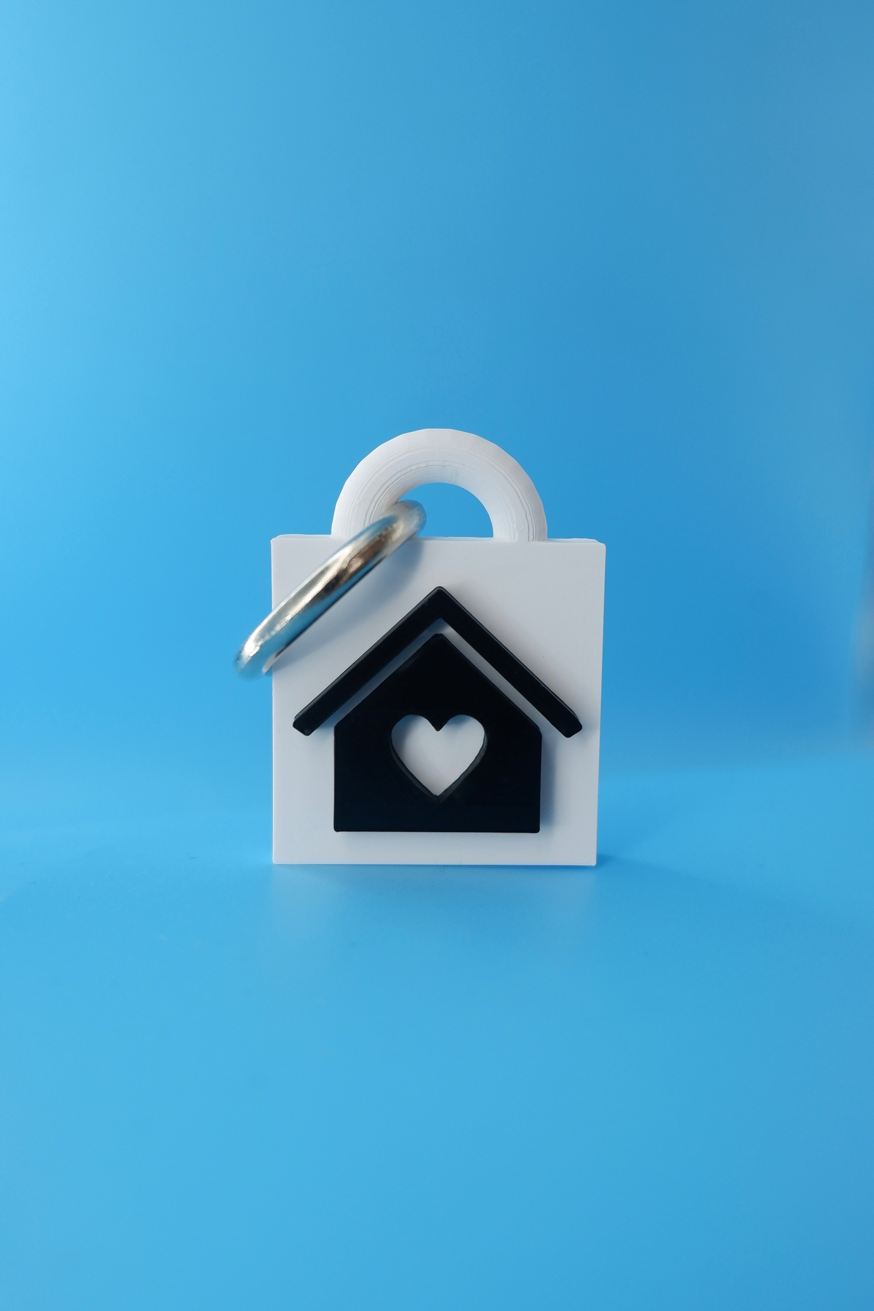 House of Love Keychain