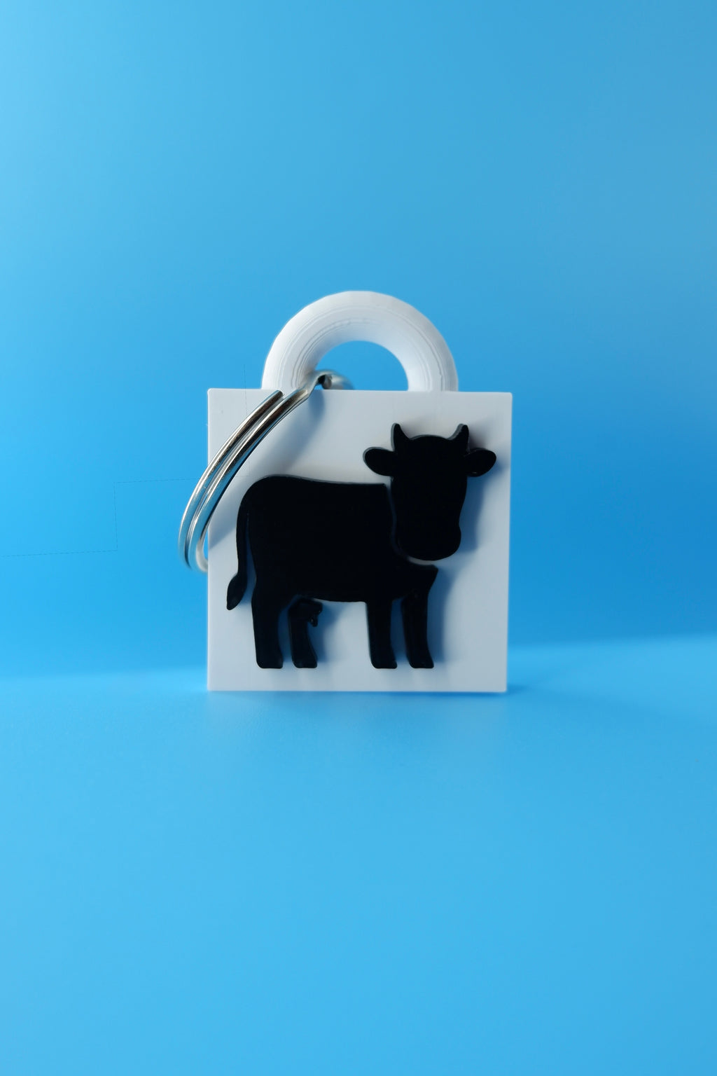 Cow Keychain