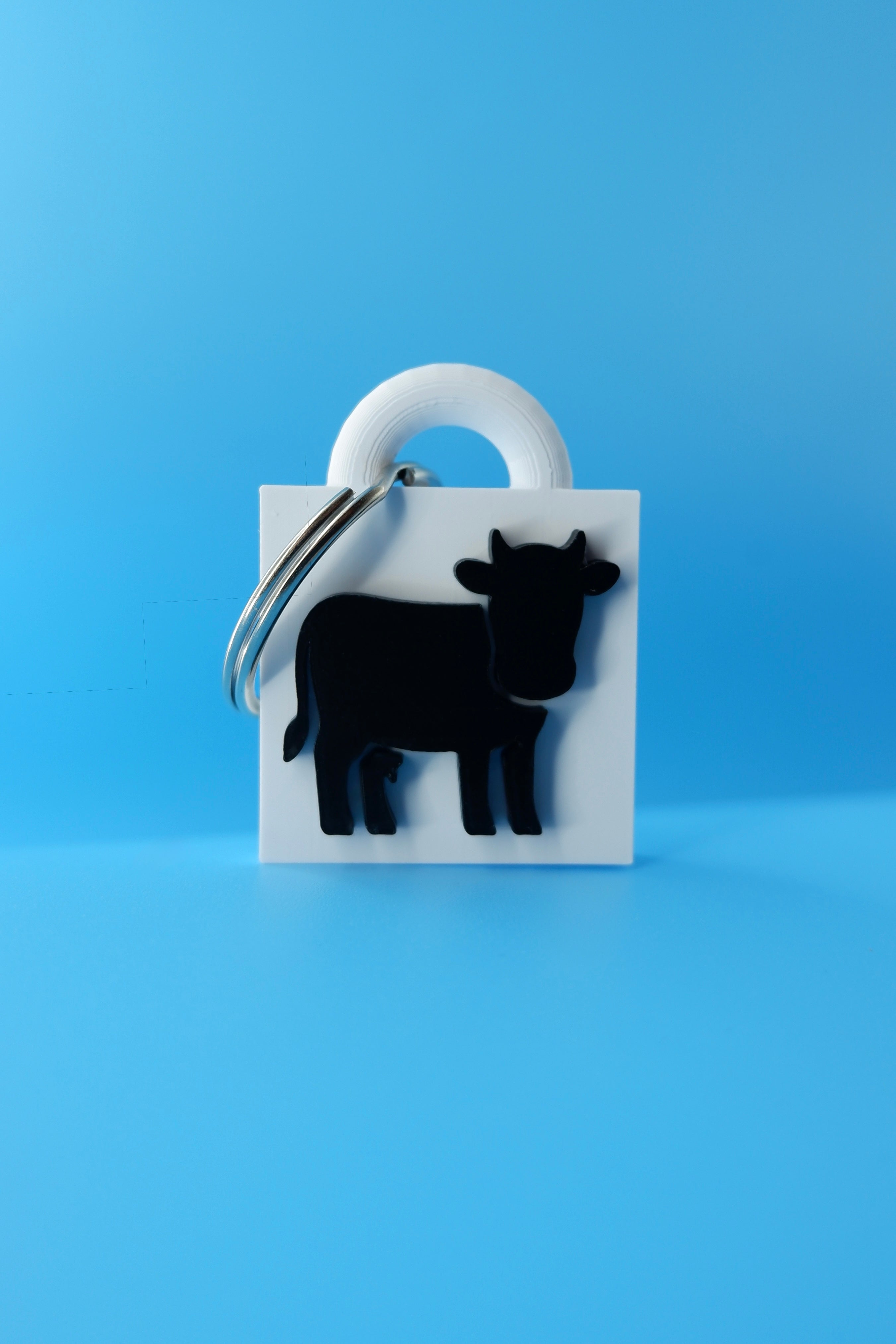Cow Keychain