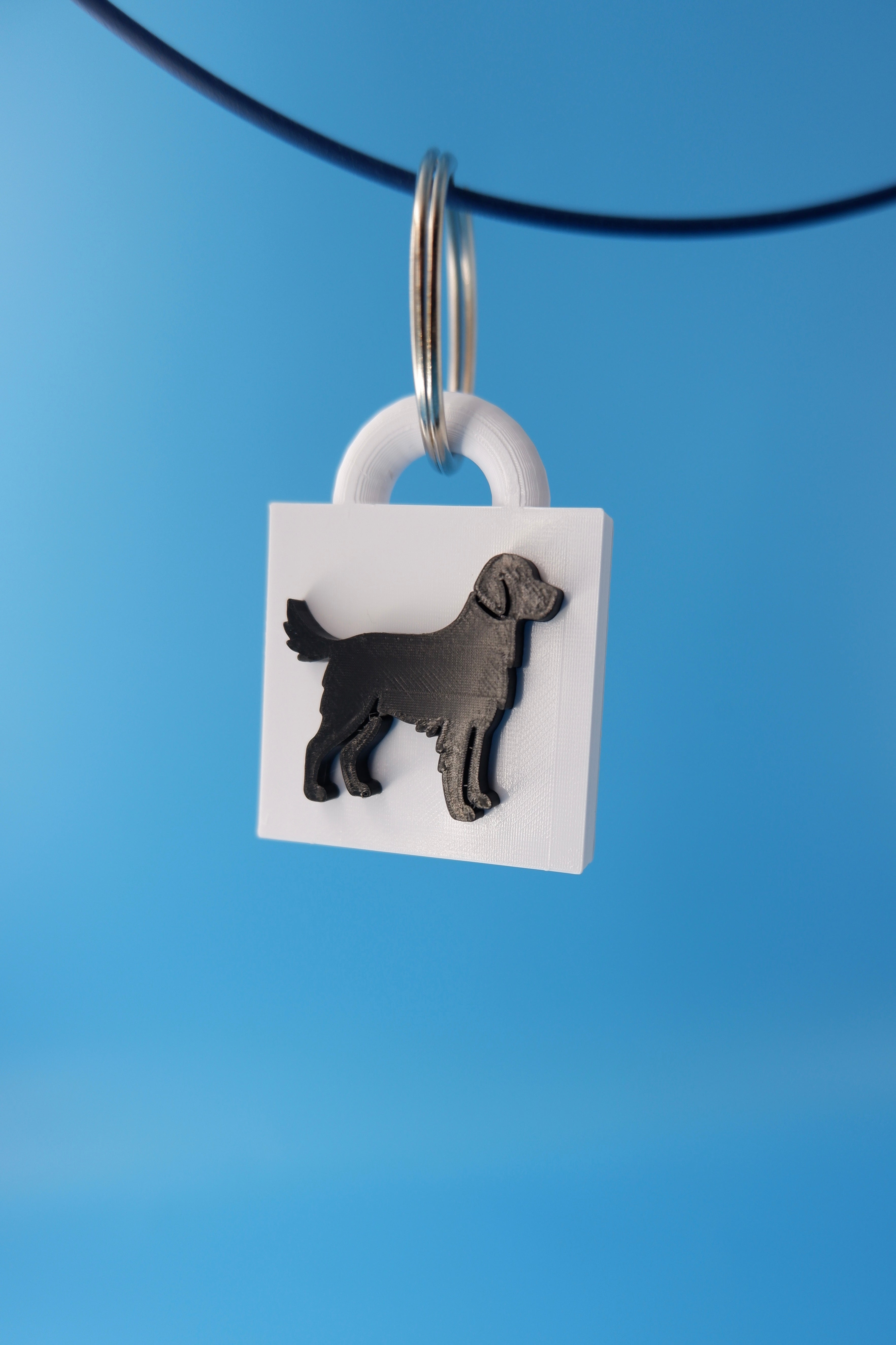 Golden Retriever Keychain