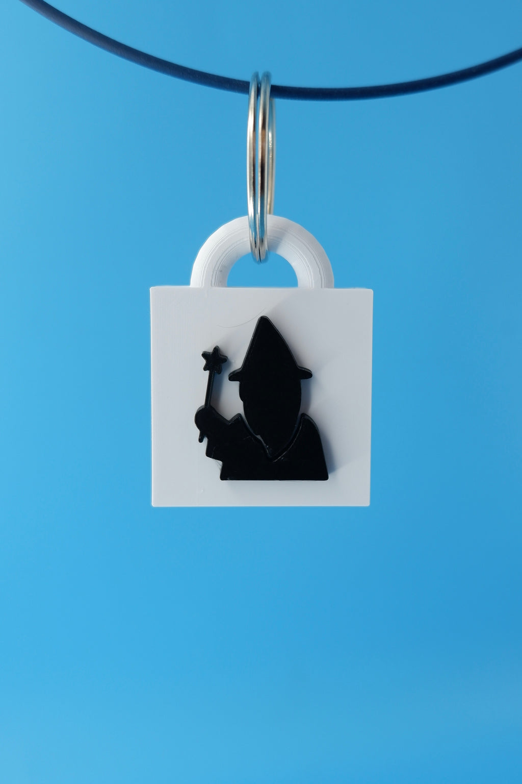 Spellforge Wizard Keychain