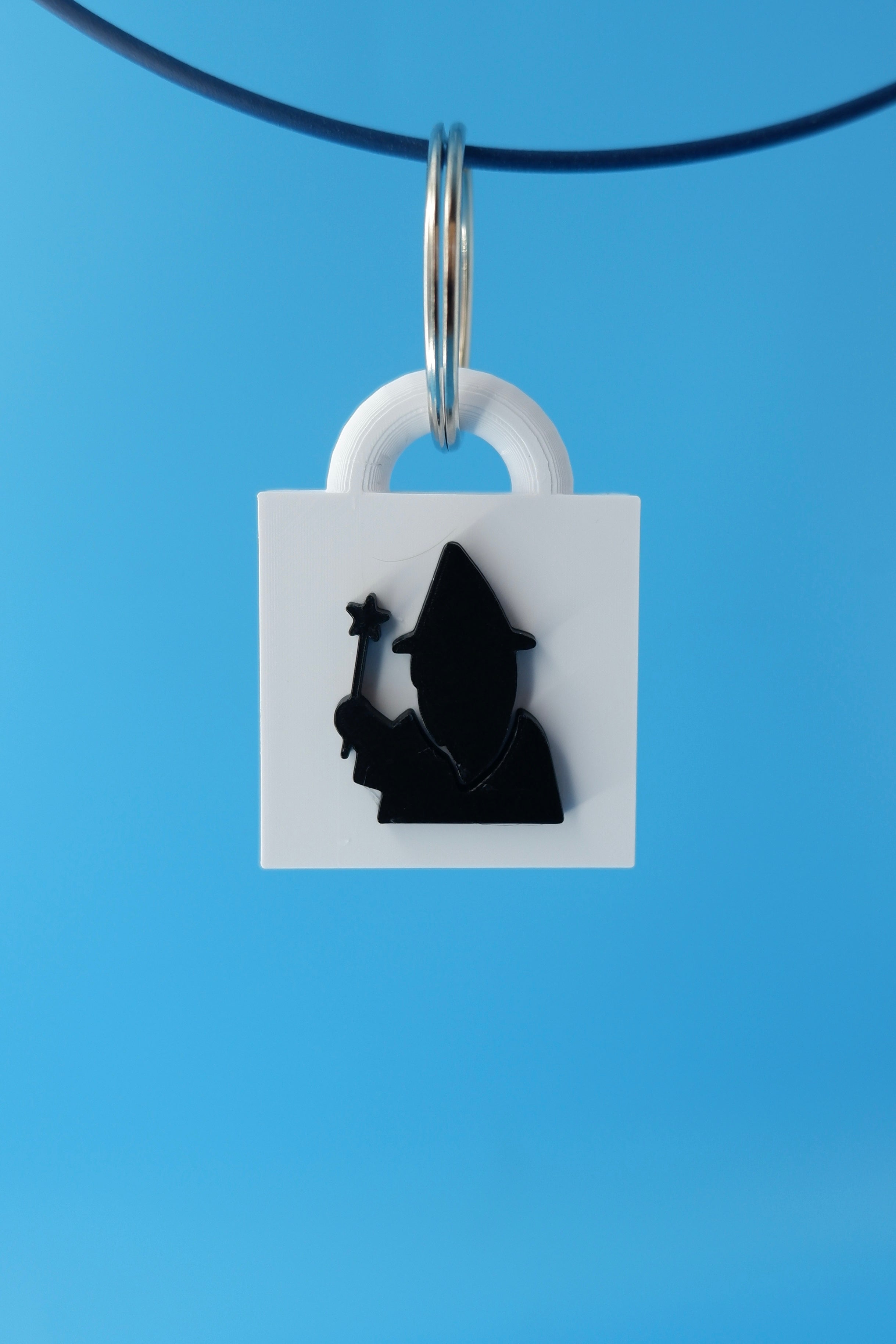 Spellforge Wizard Keychain